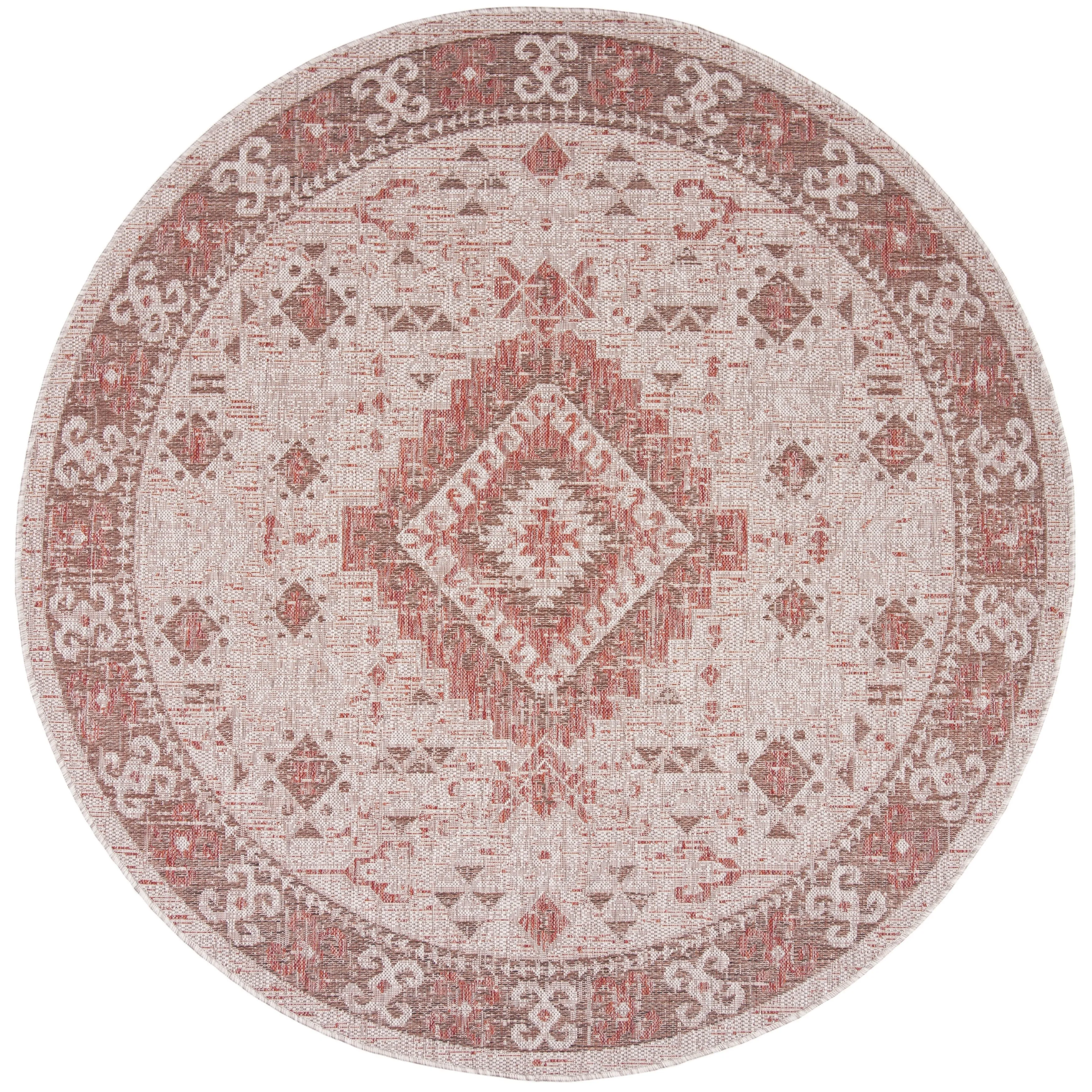 SAFAVIEH Courtyard Adrielle Outdoor Waterproof Patio Backyard Rug