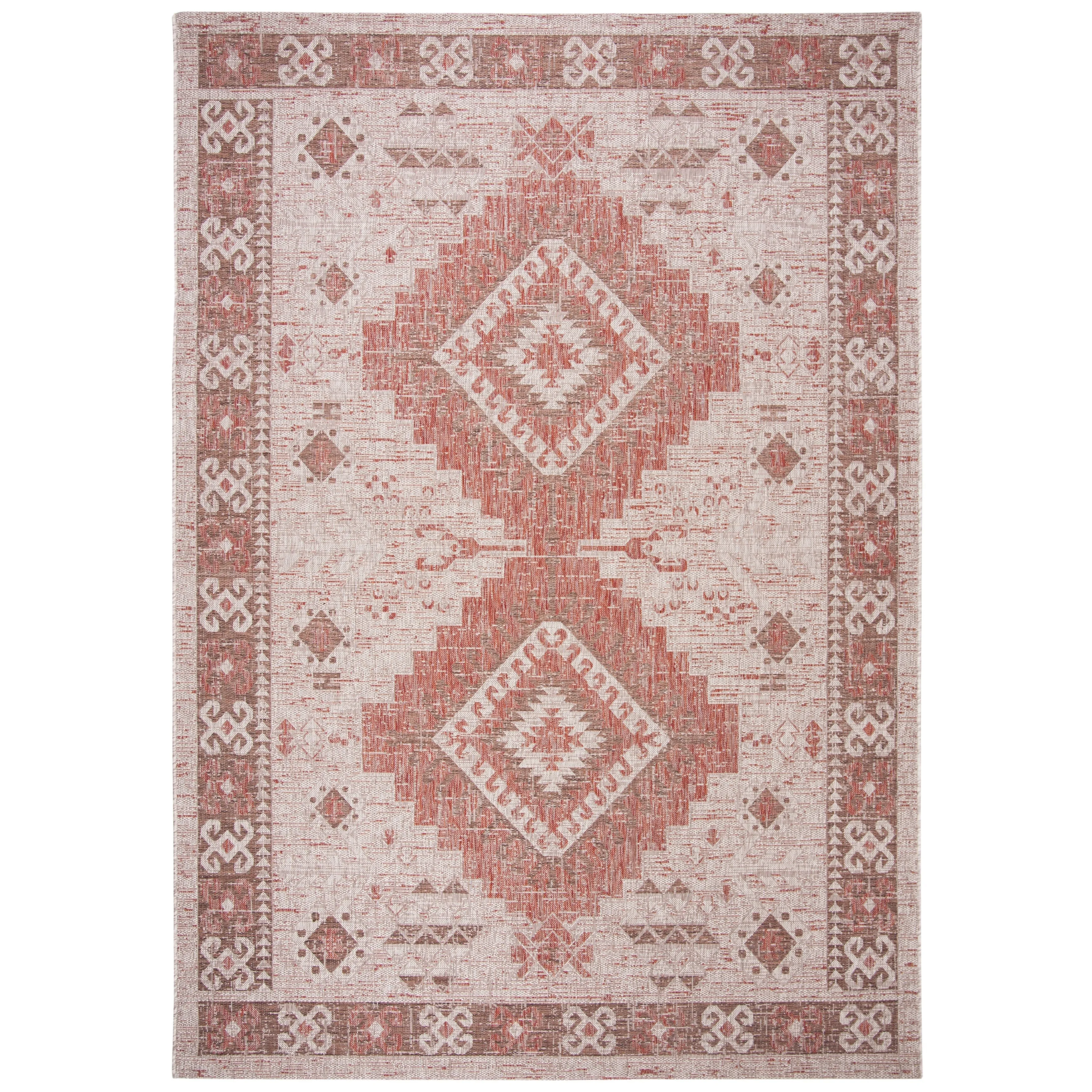 SAFAVIEH Courtyard Adrielle Outdoor Waterproof Patio Backyard Rug