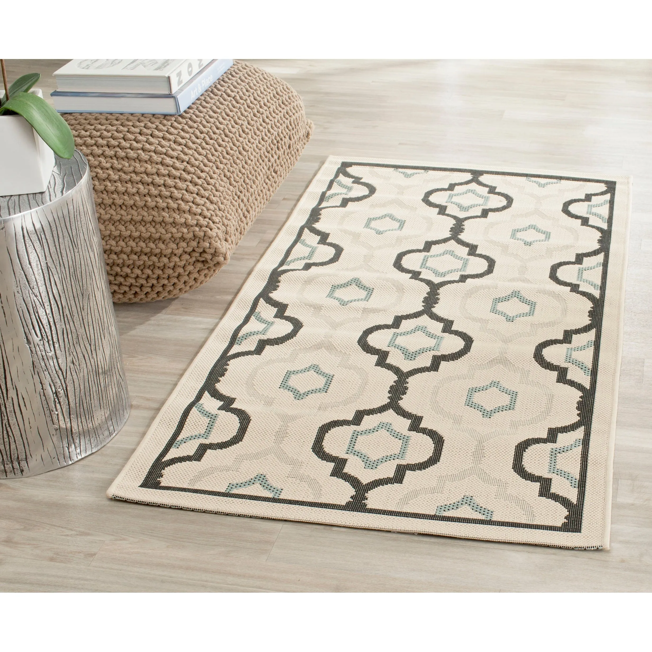 SAFAVIEH Courtyard Annmarie Indoor/ Outdoor Waterproof Patio Backyard Rug
