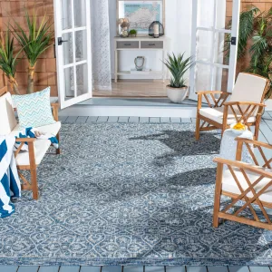 SAFAVIEH Courtyard Augusta Indoor/ Outdoor Waterproof Backyard Patio Rug