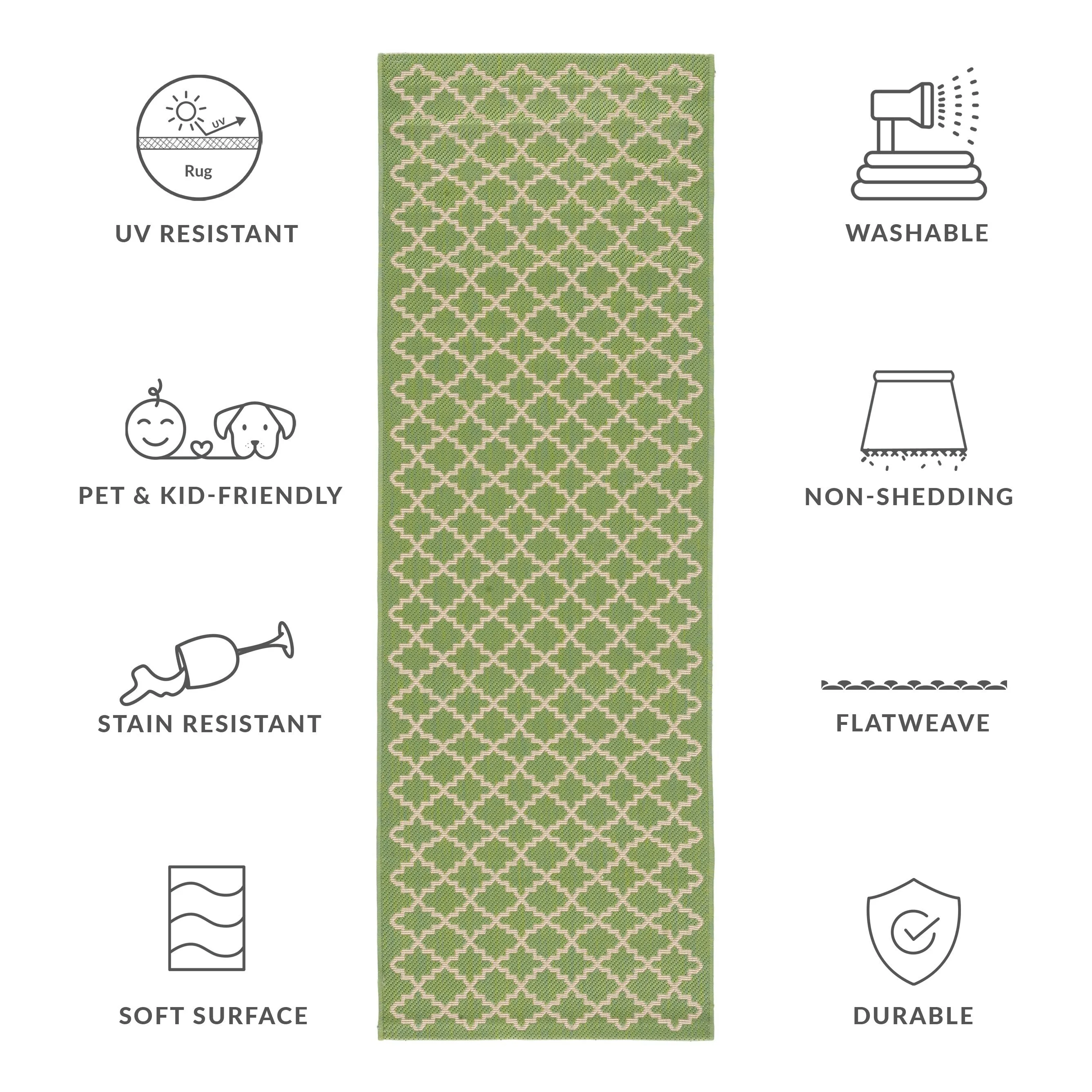 SAFAVIEH Courtyard Gerdi Indoor/ Outdoor Patio Backyard Rug