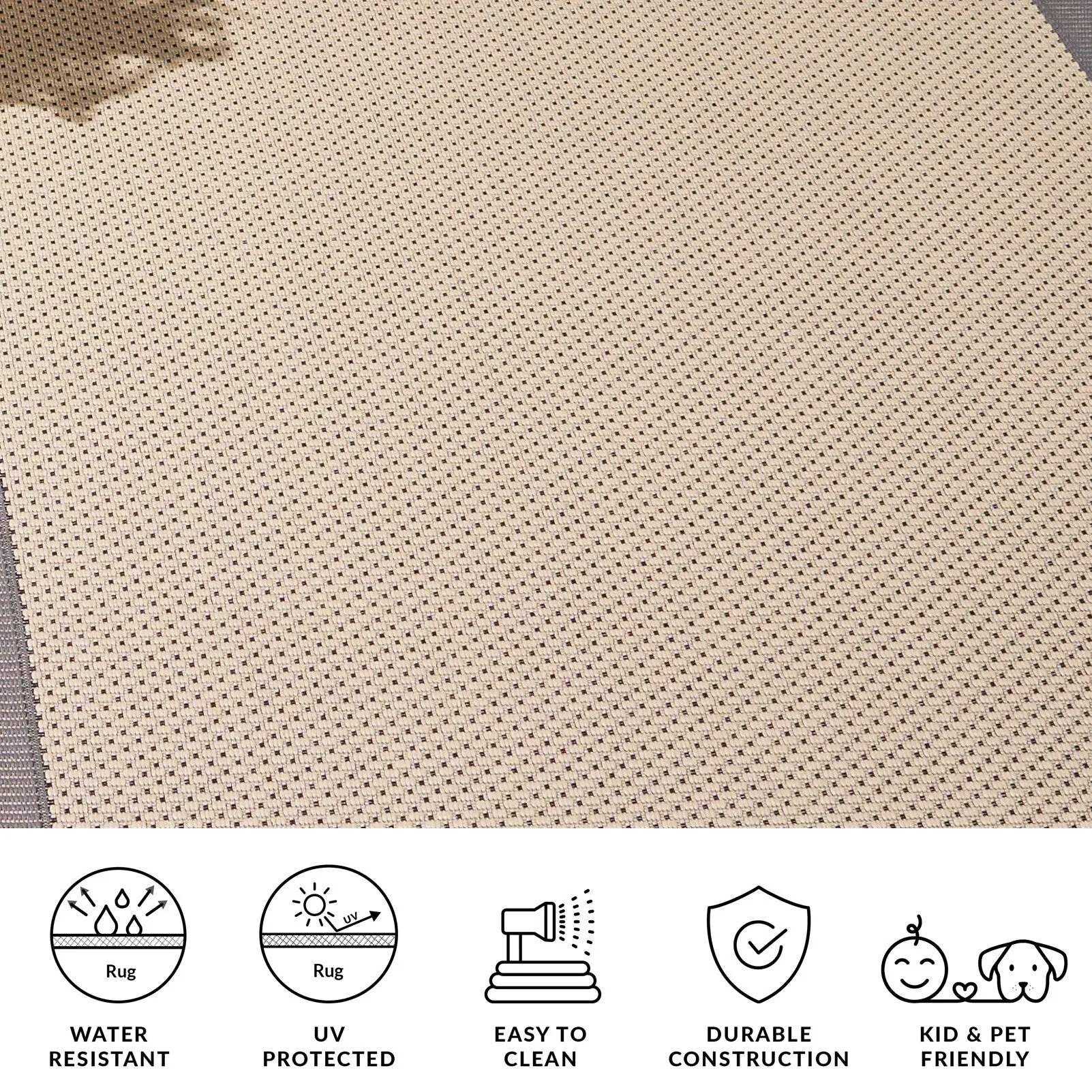 SAFAVIEH Courtyard Gwenneth Indoor/Outdoor Waterproof Patio Backyard Rug