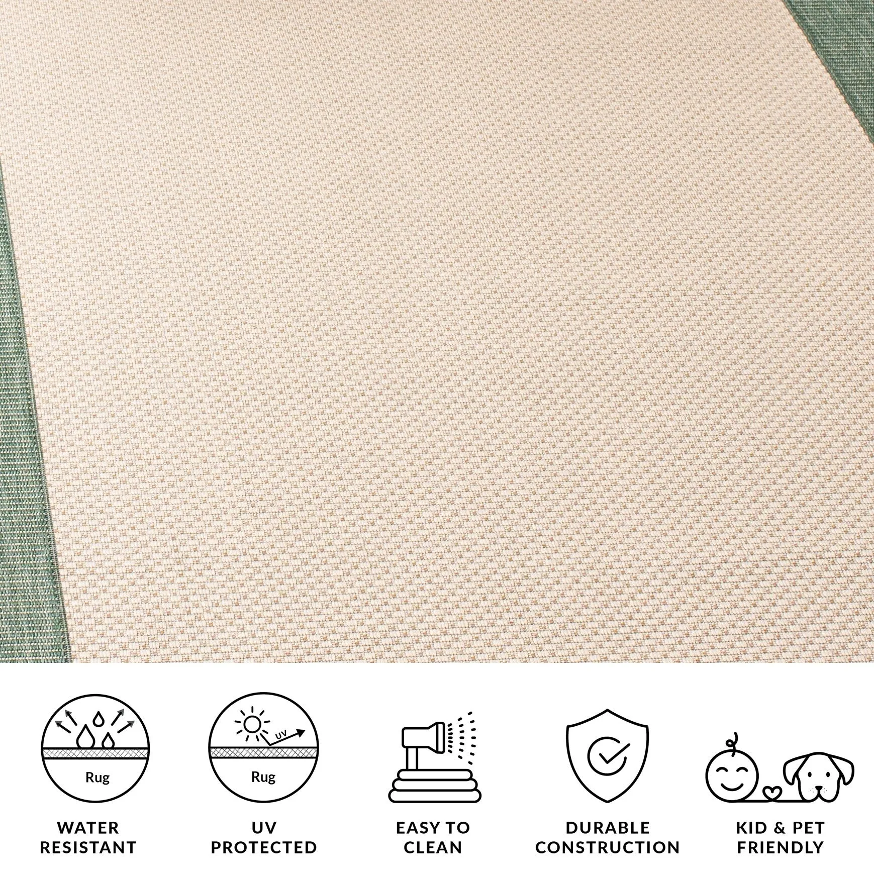SAFAVIEH Courtyard Gwenneth Indoor/Outdoor Waterproof Patio Backyard Rug