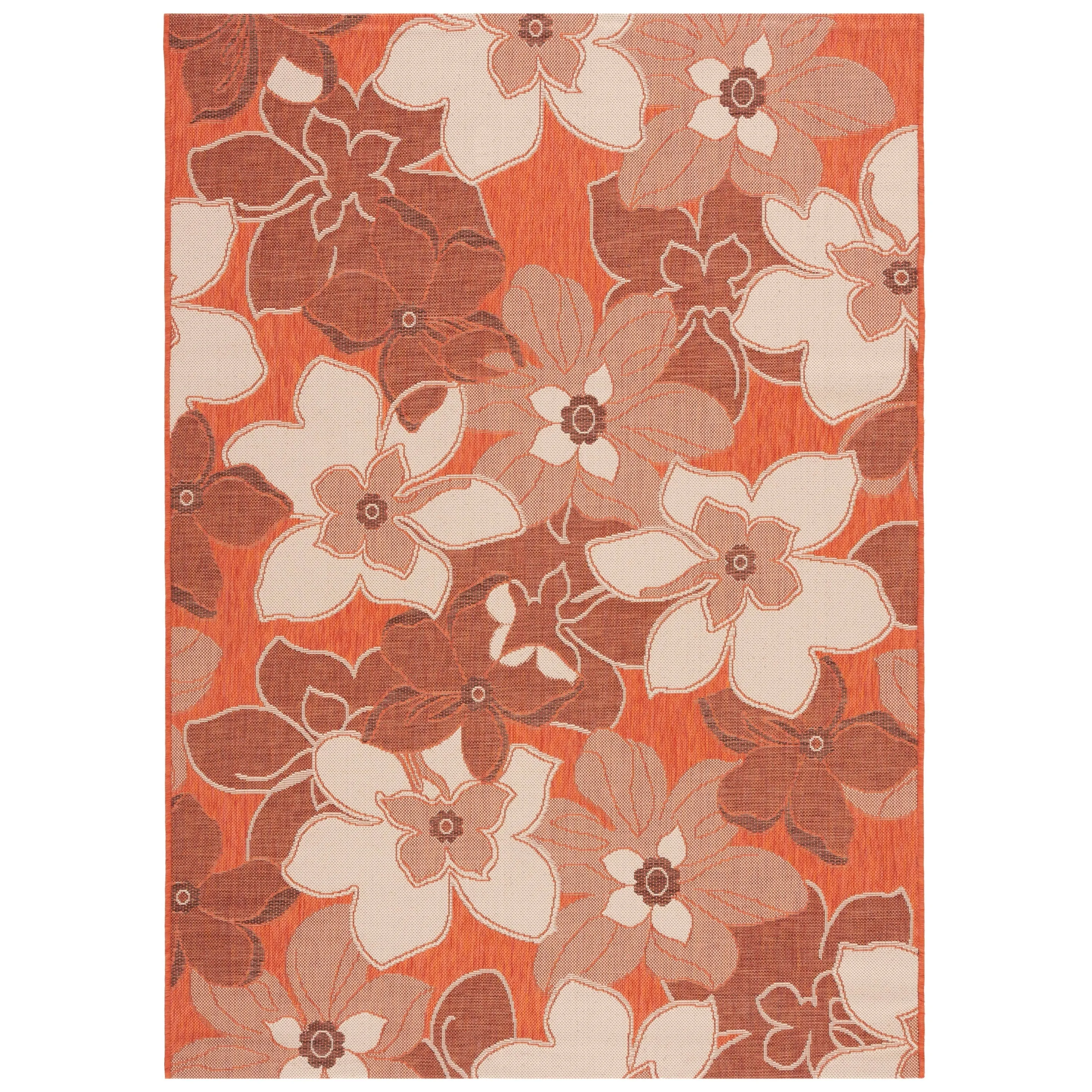 SAFAVIEH Courtyard Habiba Indoor/ Outdoor Waterproof Patio Backyard Rug