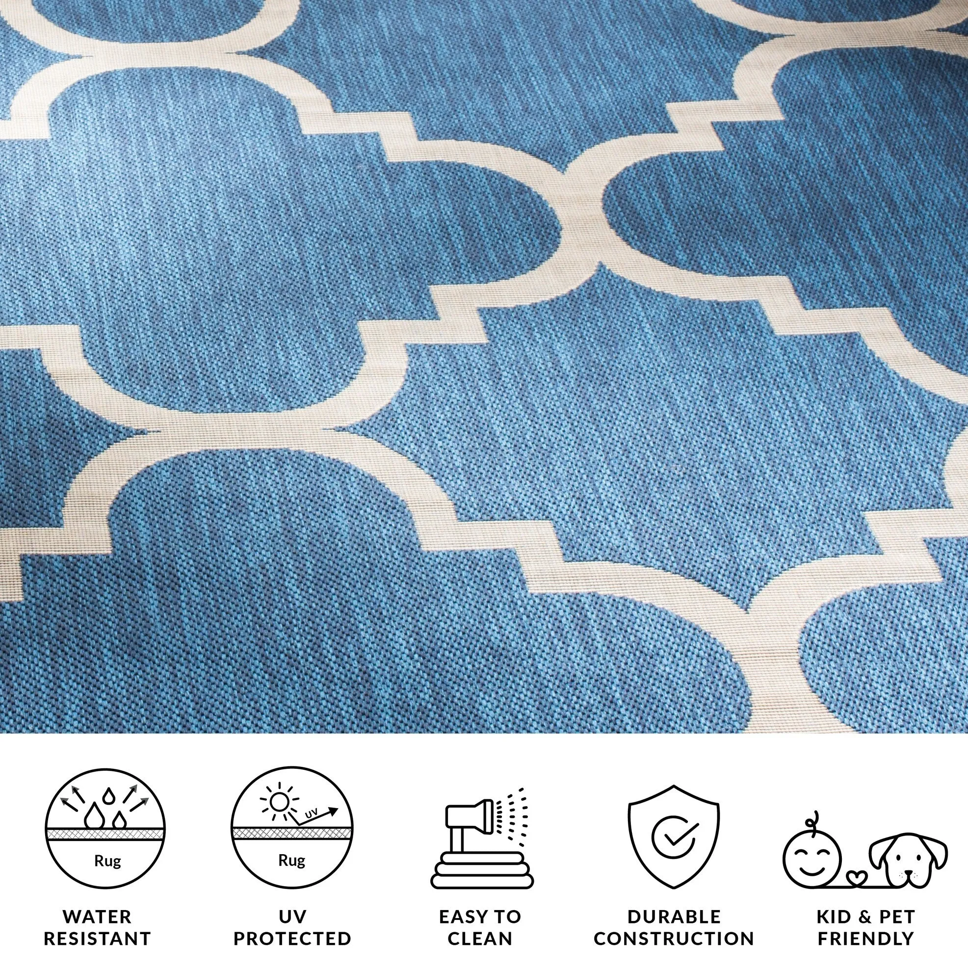 SAFAVIEH Courtyard Hafiza Indoor/ Outdoor Waterproof Patio Backyard Rug