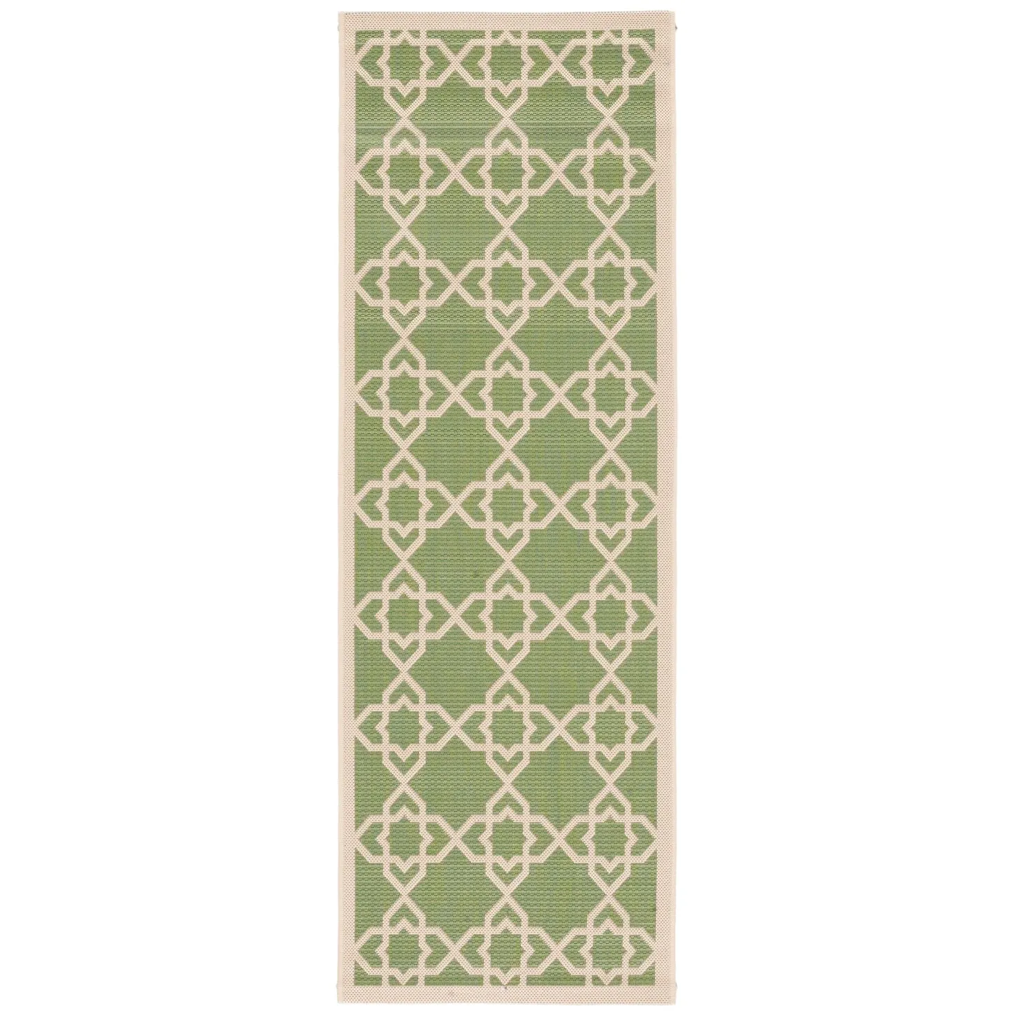 SAFAVIEH Courtyard Hanifa Trellis Indoor/ Outdoor Waterproof Patio Backyard Rug