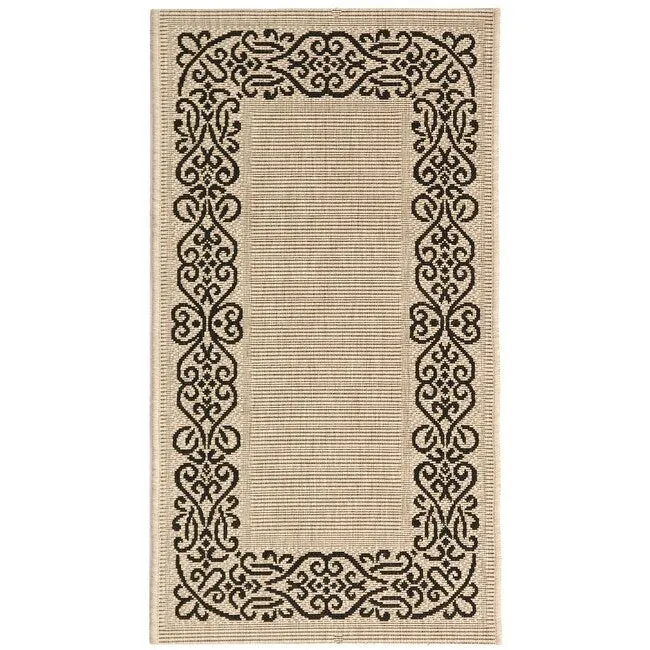 SAFAVIEH Courtyard Ikerne Waterproof Patio Backyard Rug