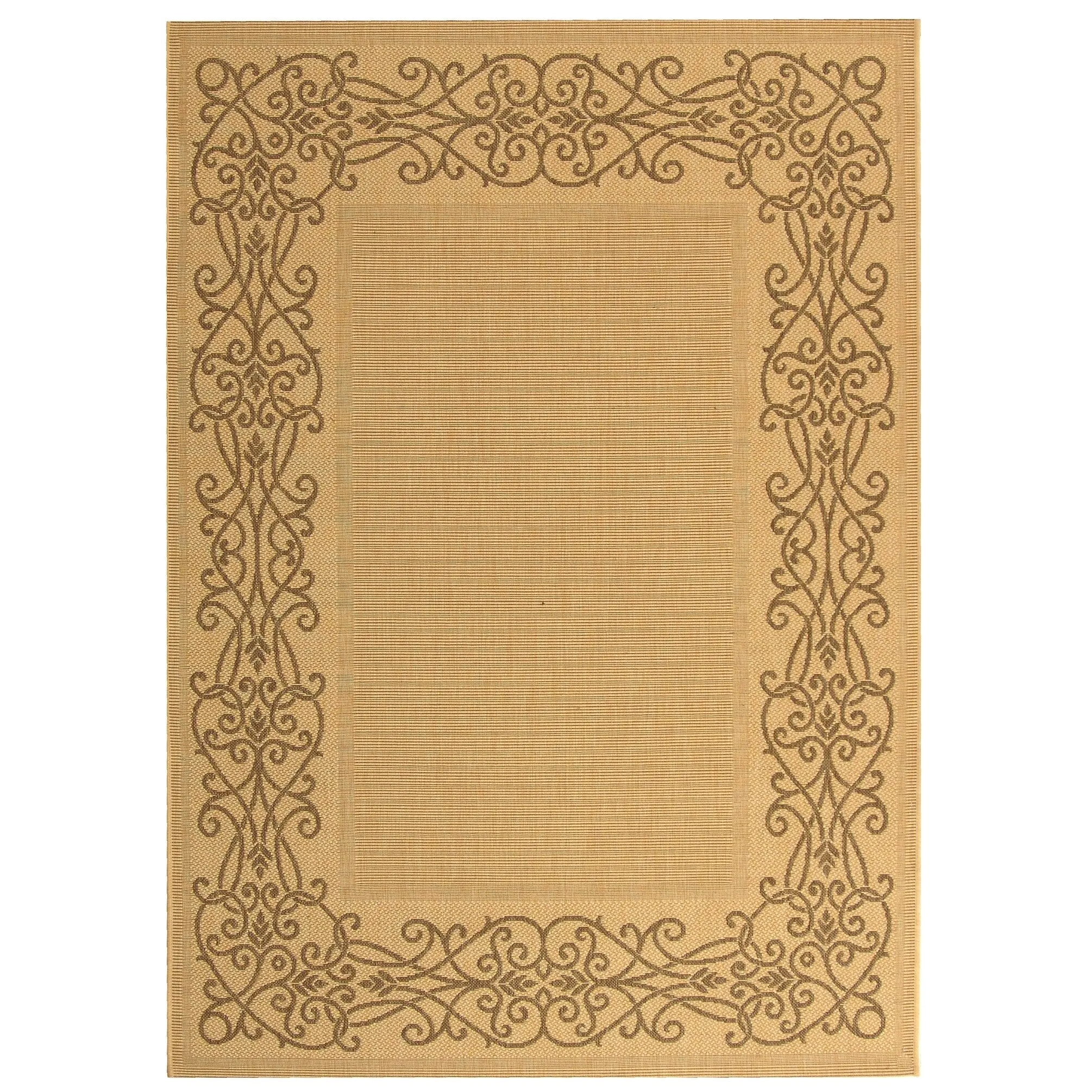 SAFAVIEH Courtyard Ikerne Waterproof Patio Backyard Rug