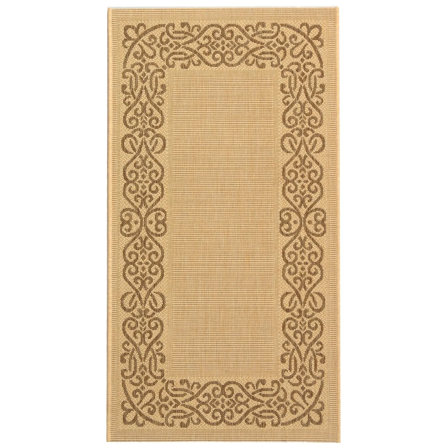 SAFAVIEH Courtyard Ikerne Waterproof Patio Backyard Rug