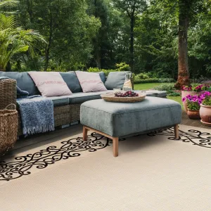 SAFAVIEH Courtyard Ikerne Waterproof Patio Backyard Rug