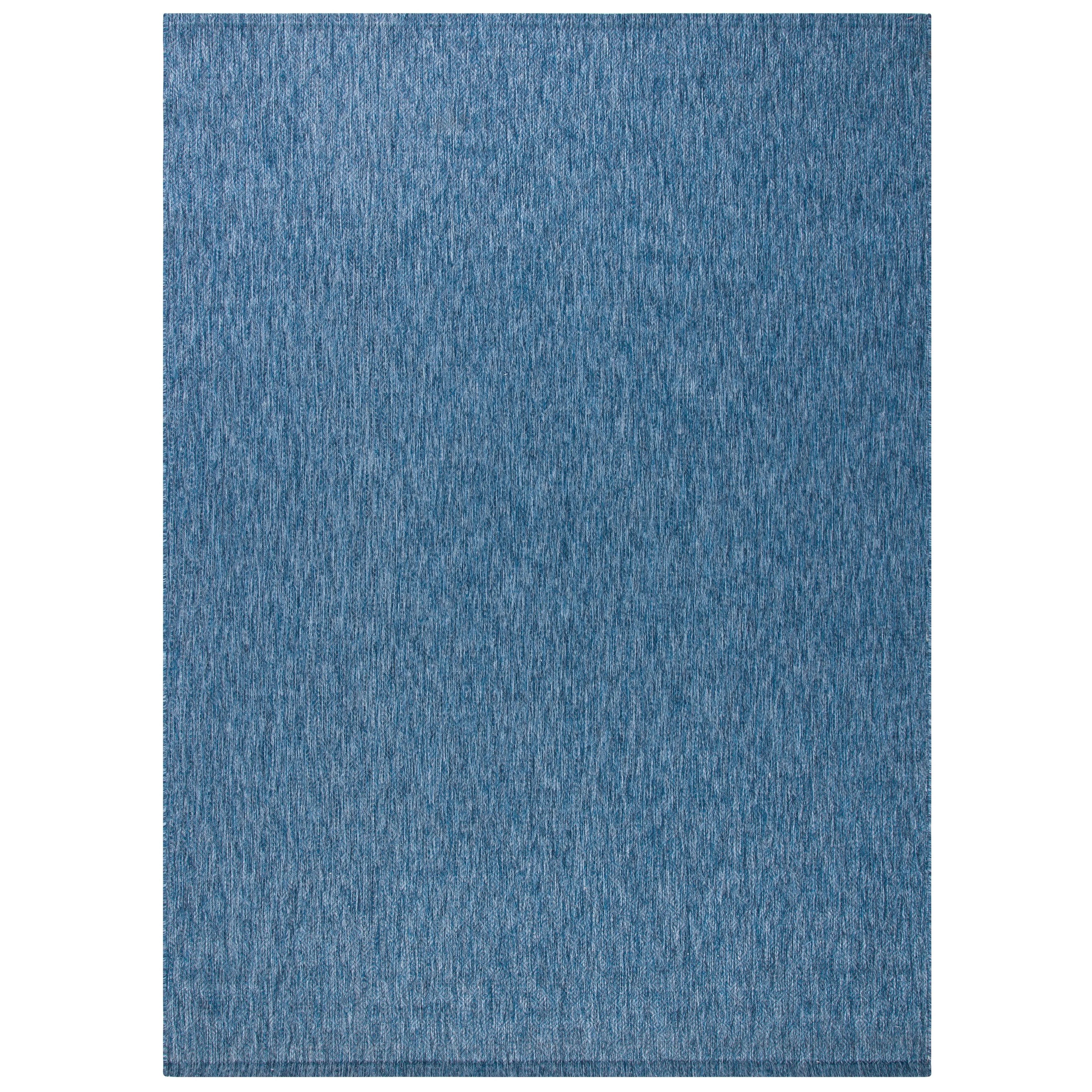 SAFAVIEH Courtyard Janyce Indoor/Outdoor Waterproof Patio Rug - Navy/Navy - 8' x 11'