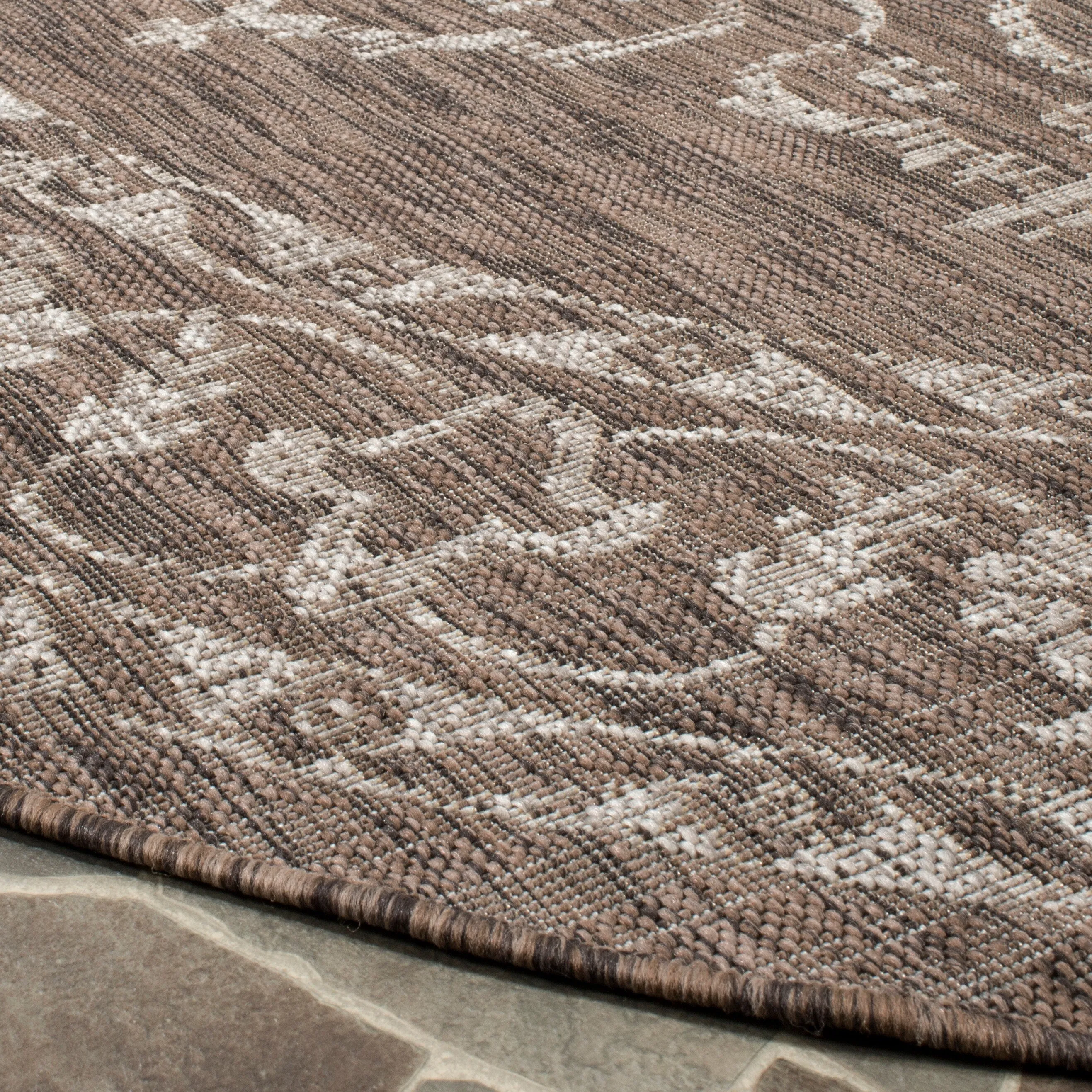 SAFAVIEH Courtyard Karolyn Medallion Indoor/ Outdoor Waterproof Patio Backyard Rug