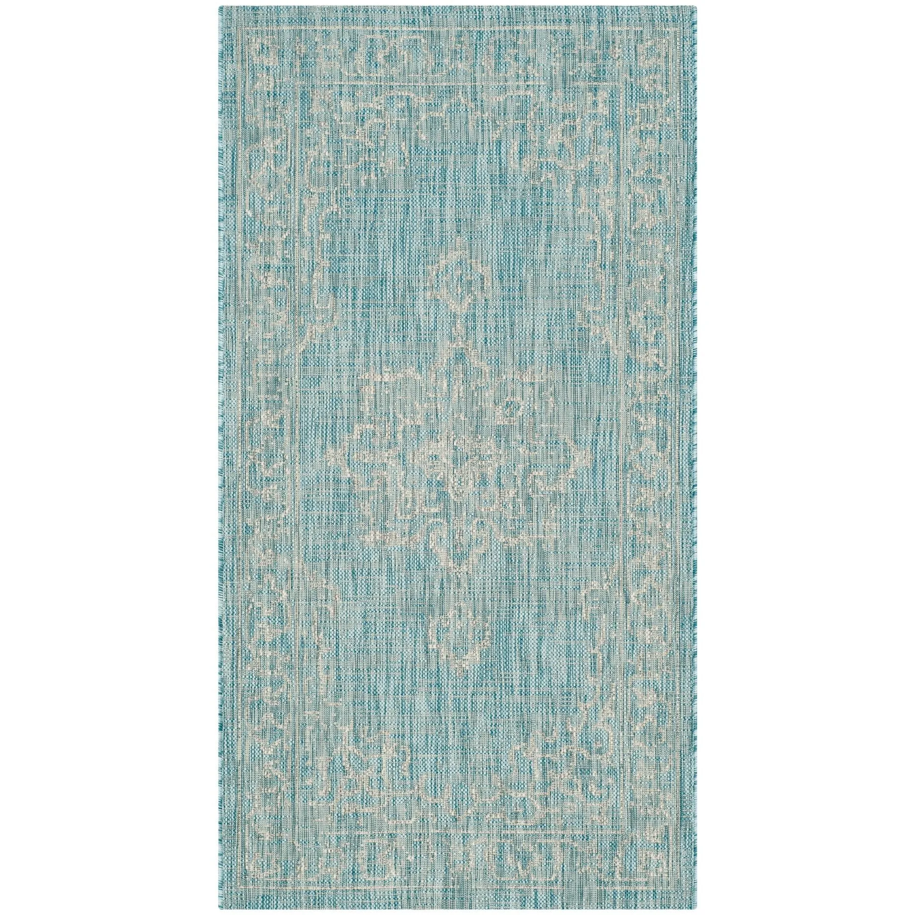 SAFAVIEH Courtyard Karolyn Medallion Indoor/ Outdoor Waterproof Patio Backyard Rug