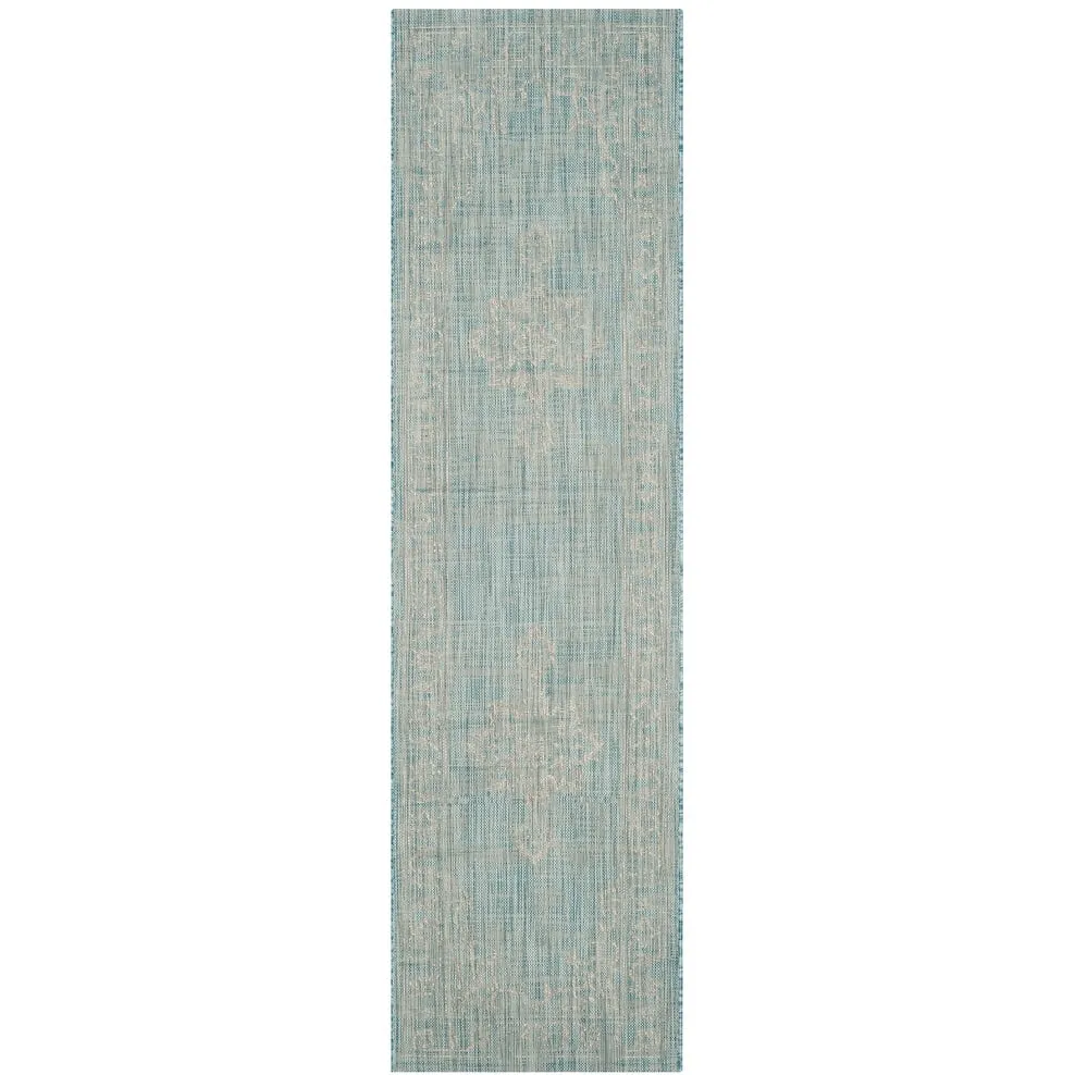 SAFAVIEH Courtyard Karolyn Medallion Indoor/ Outdoor Waterproof Patio Backyard Rug