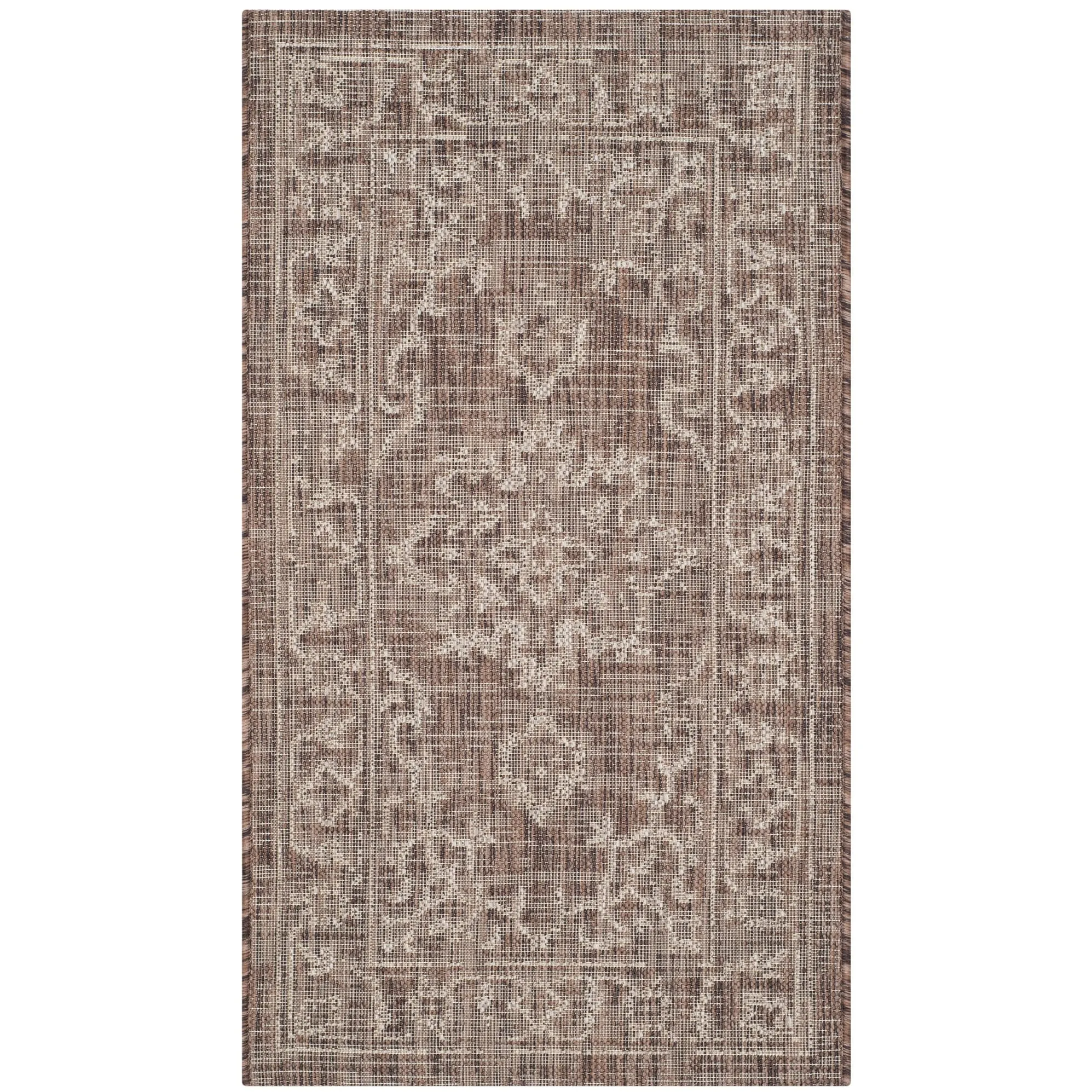 SAFAVIEH Courtyard Karolyn Medallion Indoor/ Outdoor Waterproof Patio Backyard Rug