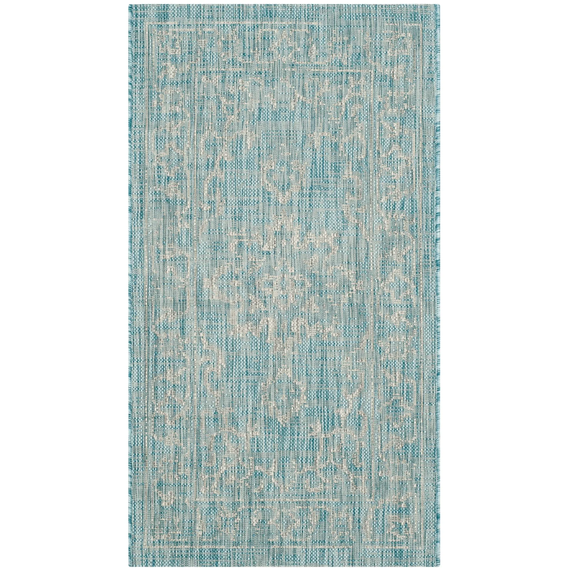 SAFAVIEH Courtyard Karolyn Medallion Indoor/ Outdoor Waterproof Patio Backyard Rug