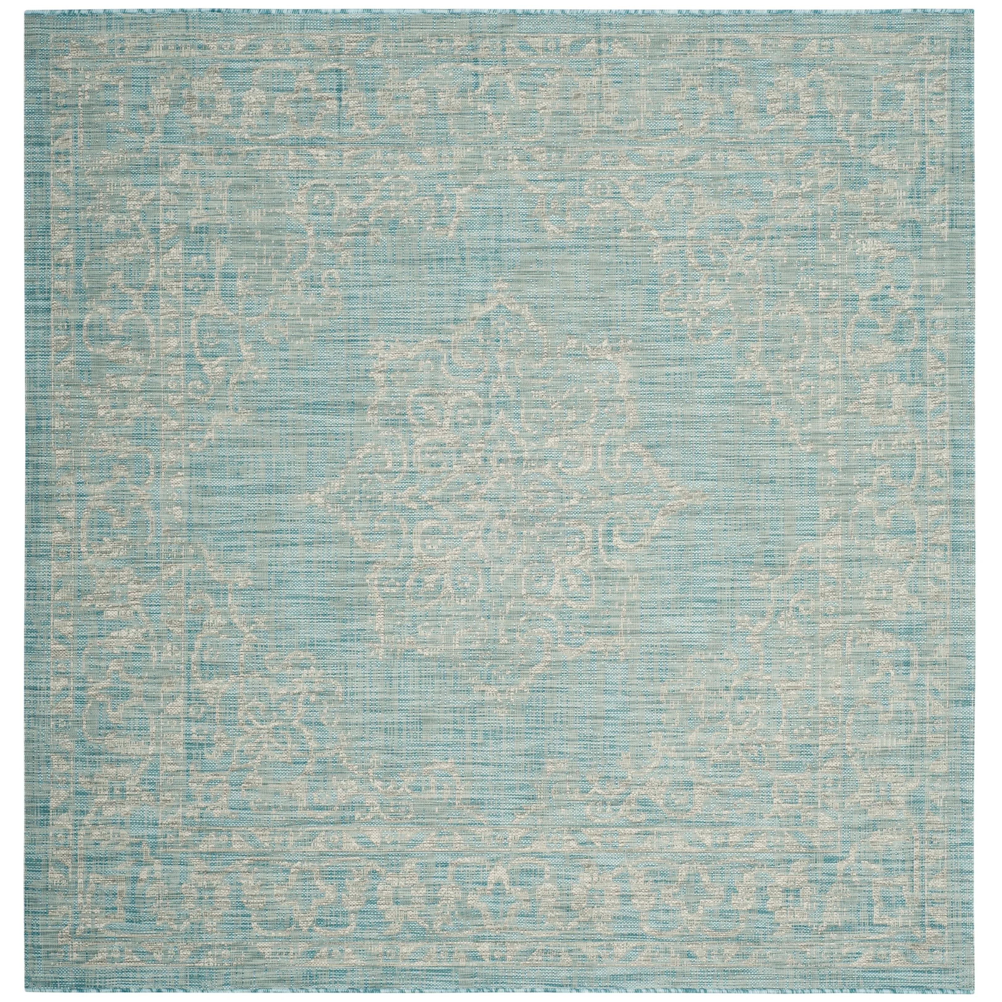 SAFAVIEH Courtyard Karolyn Medallion Indoor/ Outdoor Waterproof Patio Backyard Rug
