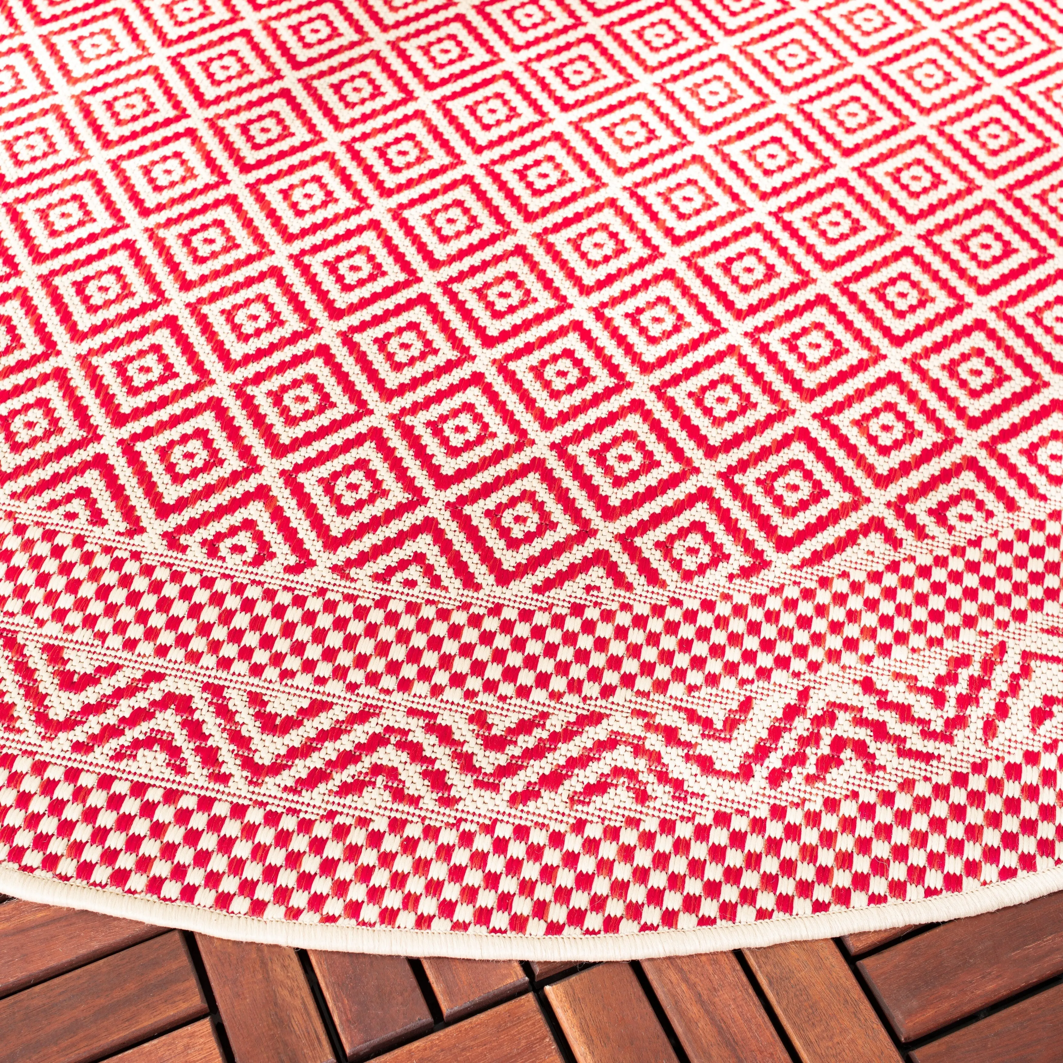 SAFAVIEH Courtyard Lenaik Indoor/ Outdoor Waterproof Patio Backyard Rug