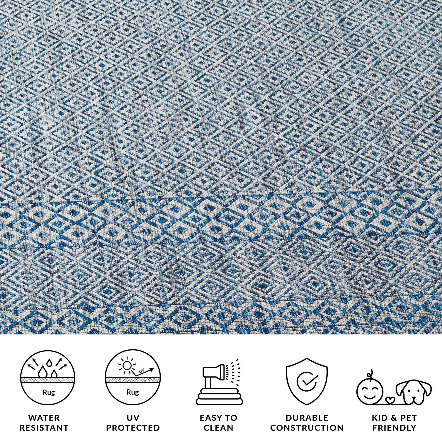 SAFAVIEH Courtyard Leonara Indoor/Outdoor Waterproof Patio Backyard Rug