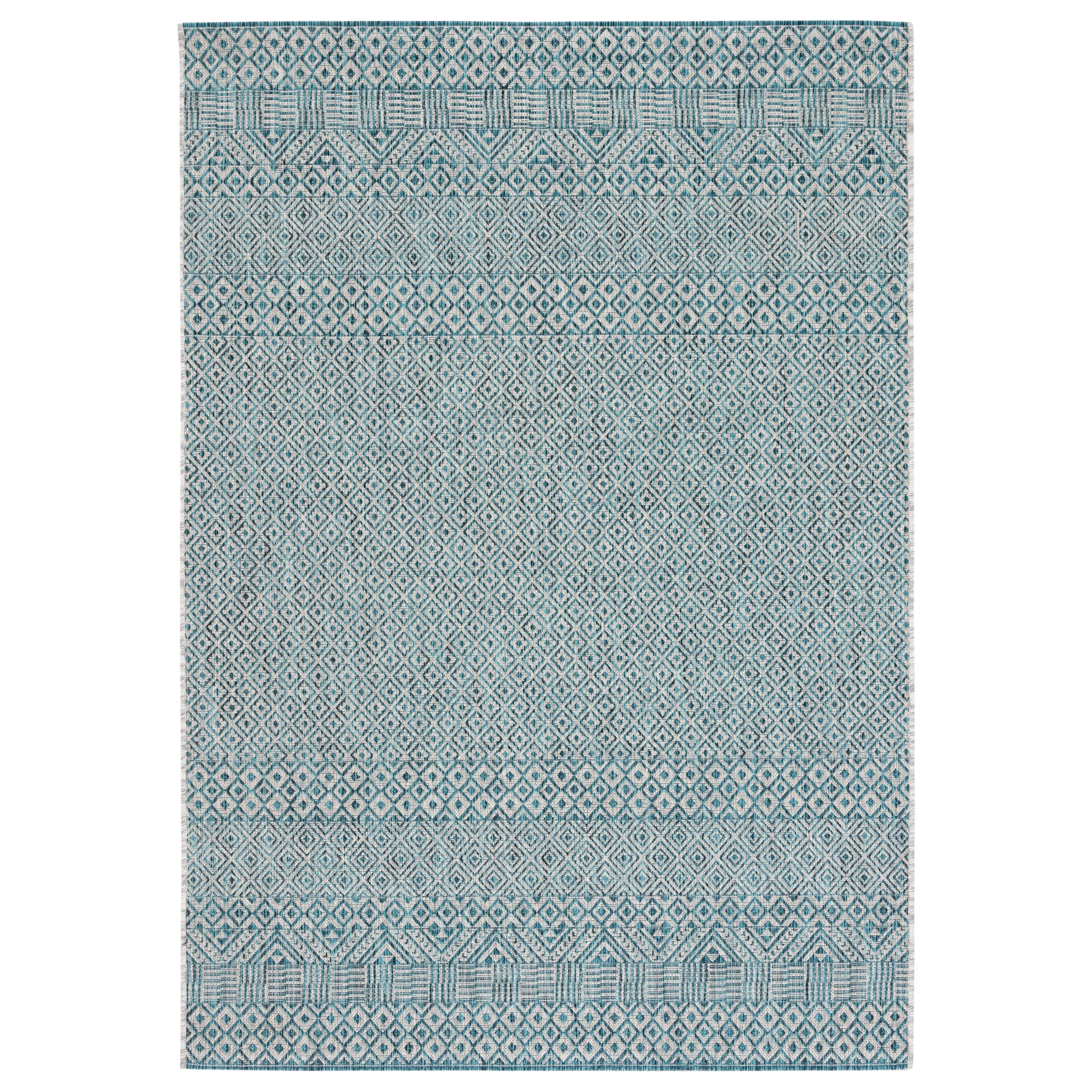 SAFAVIEH Courtyard Leonara Indoor/Outdoor Waterproof Patio Backyard Rug