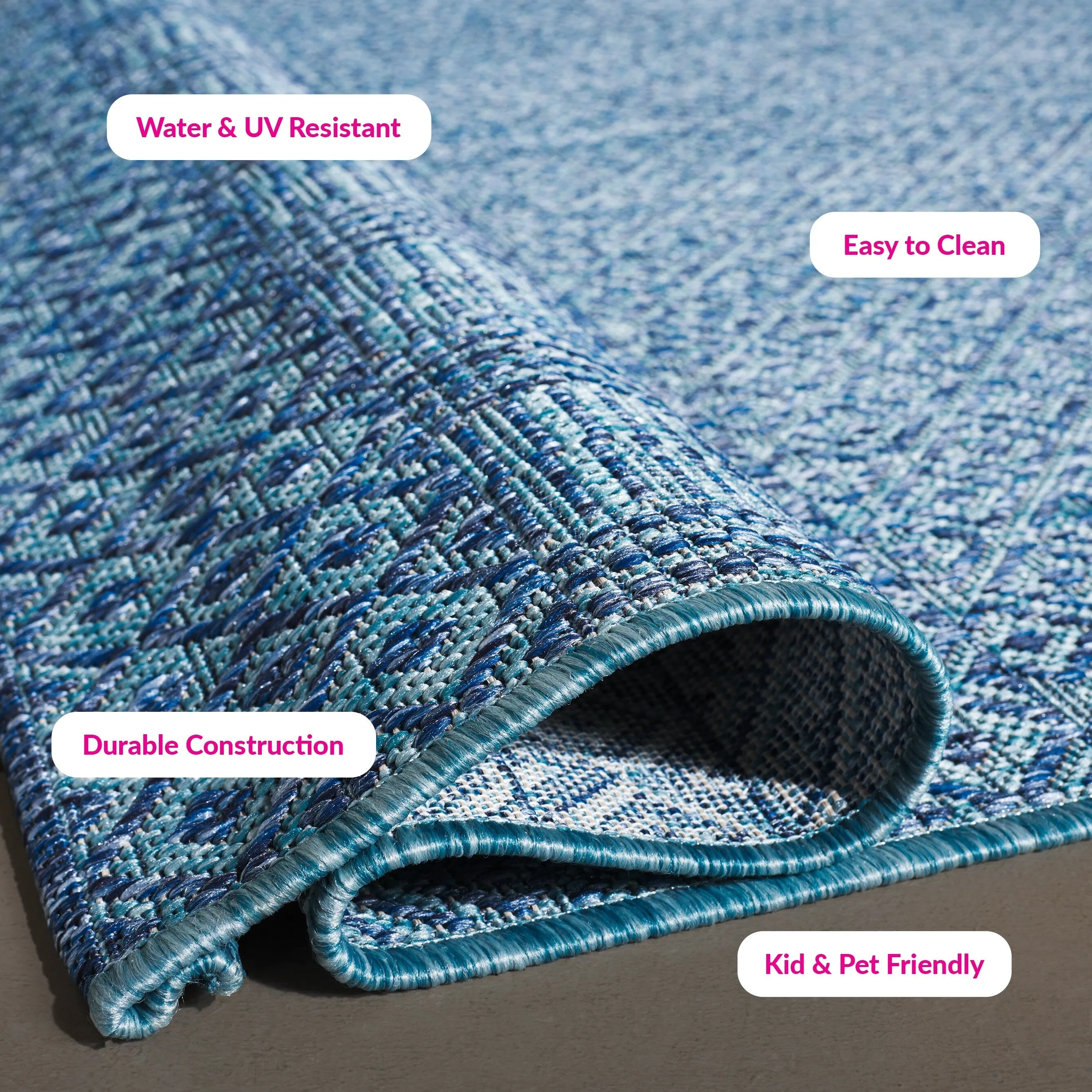 SAFAVIEH Courtyard Leonara Indoor/Outdoor Waterproof Patio Backyard Rug