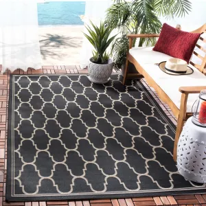 SAFAVIEH Courtyard Lita Waterproof Trellis Backyard Patio Rug