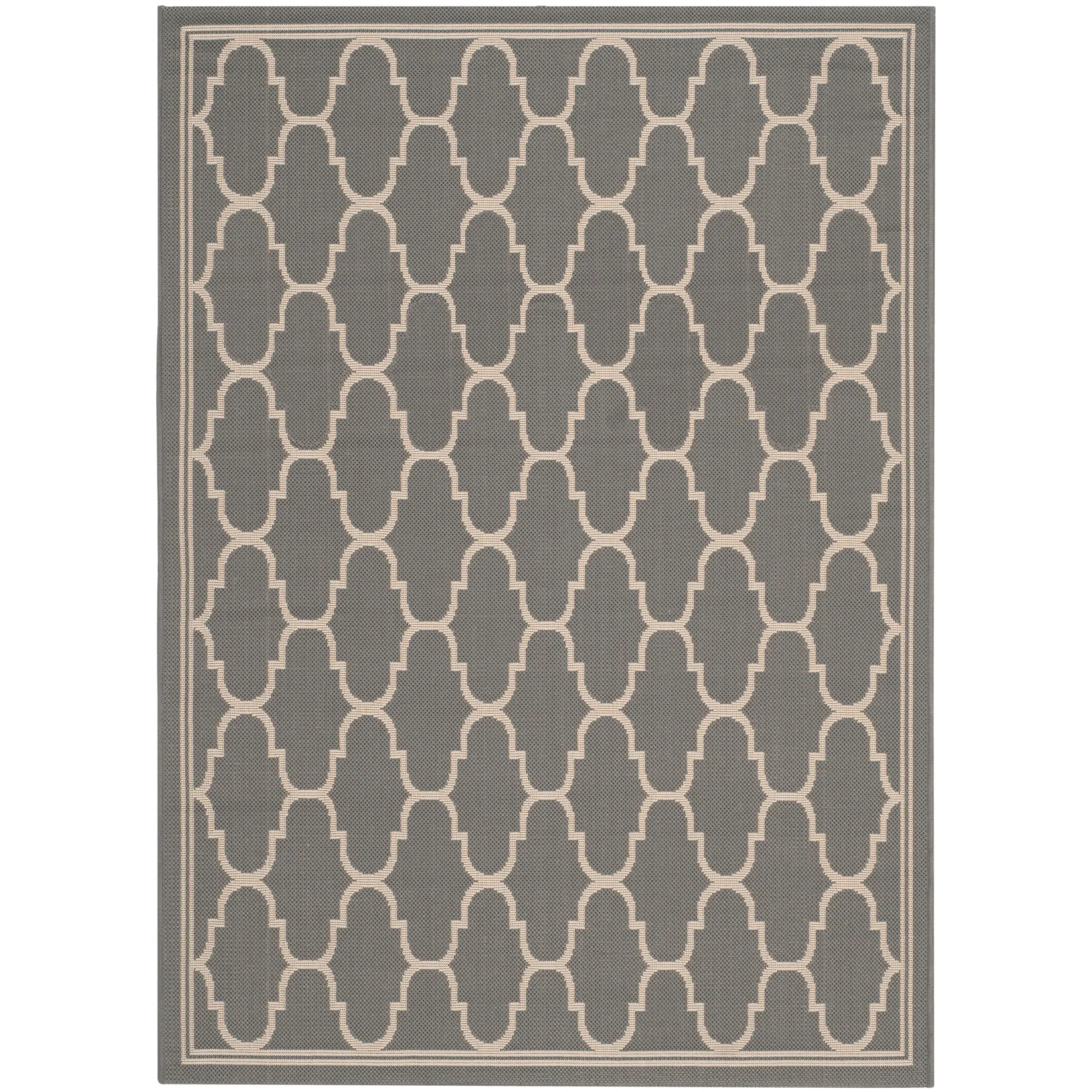 SAFAVIEH Courtyard Lita Waterproof Trellis Backyard Patio Rug