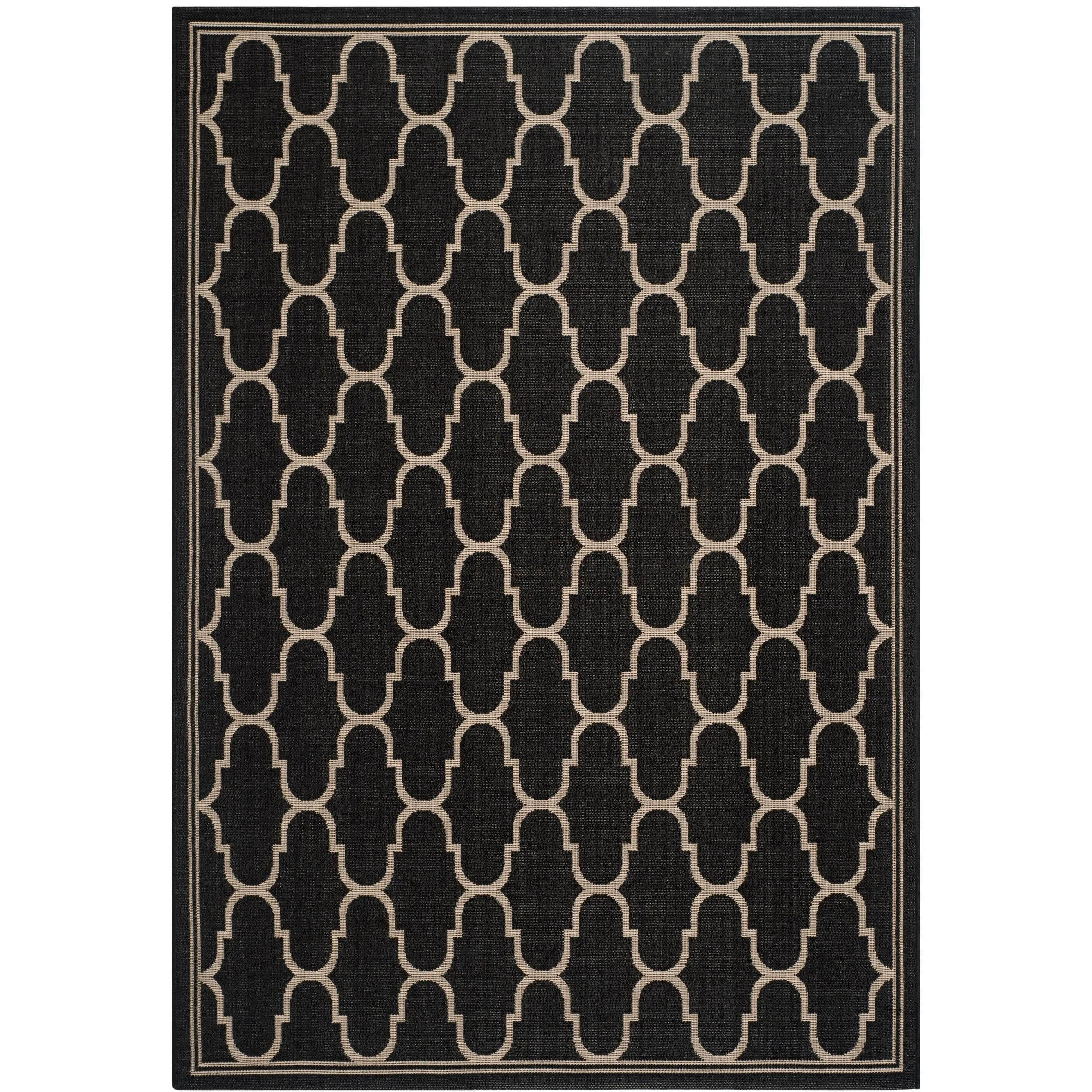 SAFAVIEH Courtyard Lita Waterproof Trellis Backyard Patio Rug