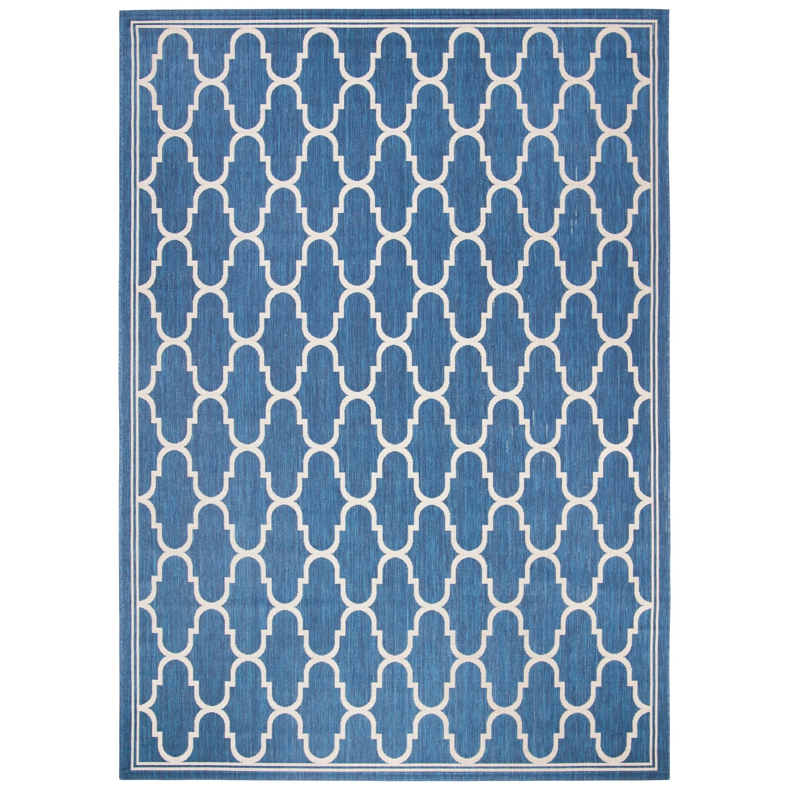 SAFAVIEH Courtyard Lita Waterproof Trellis Backyard Patio Rug