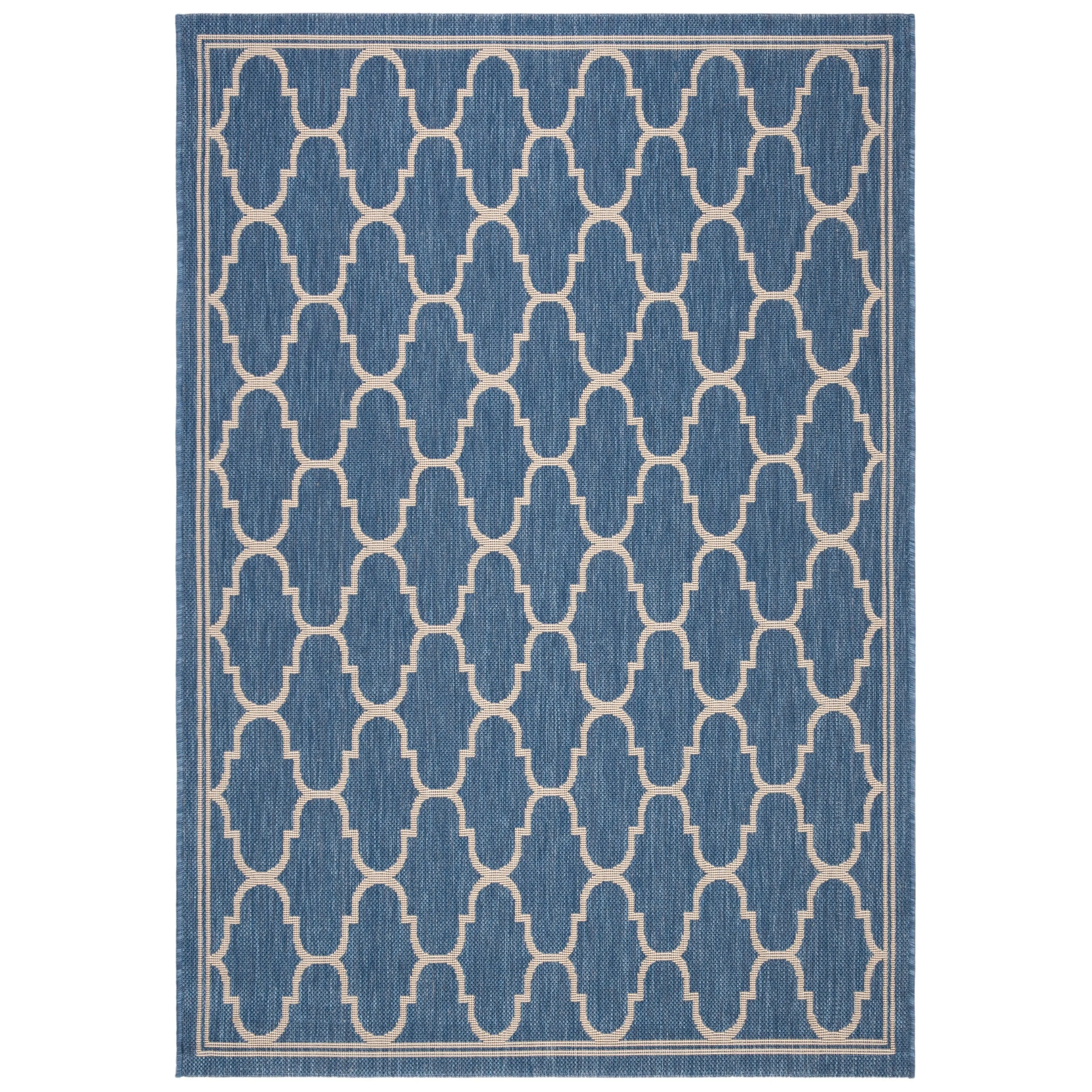 SAFAVIEH Courtyard Lita Waterproof Trellis Backyard Patio Rug