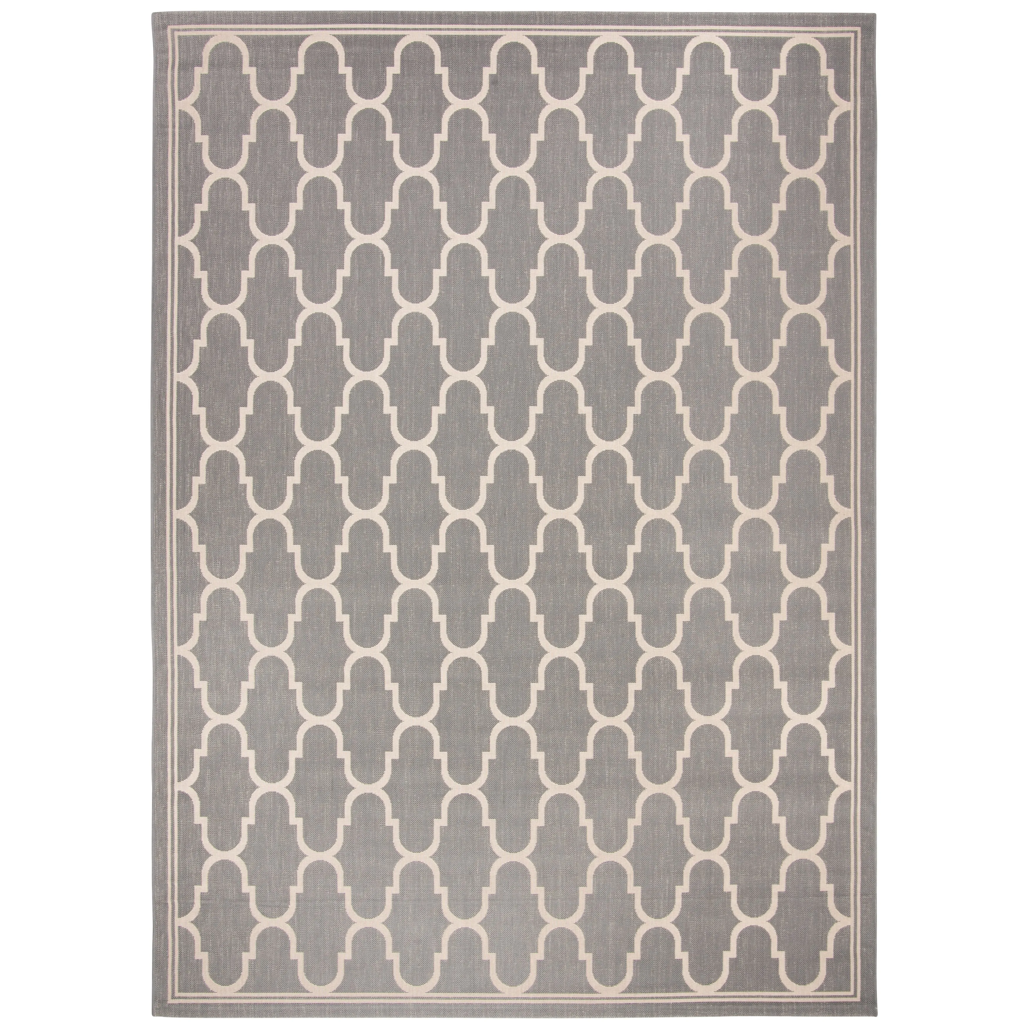 SAFAVIEH Courtyard Lita Waterproof Trellis Backyard Patio Rug