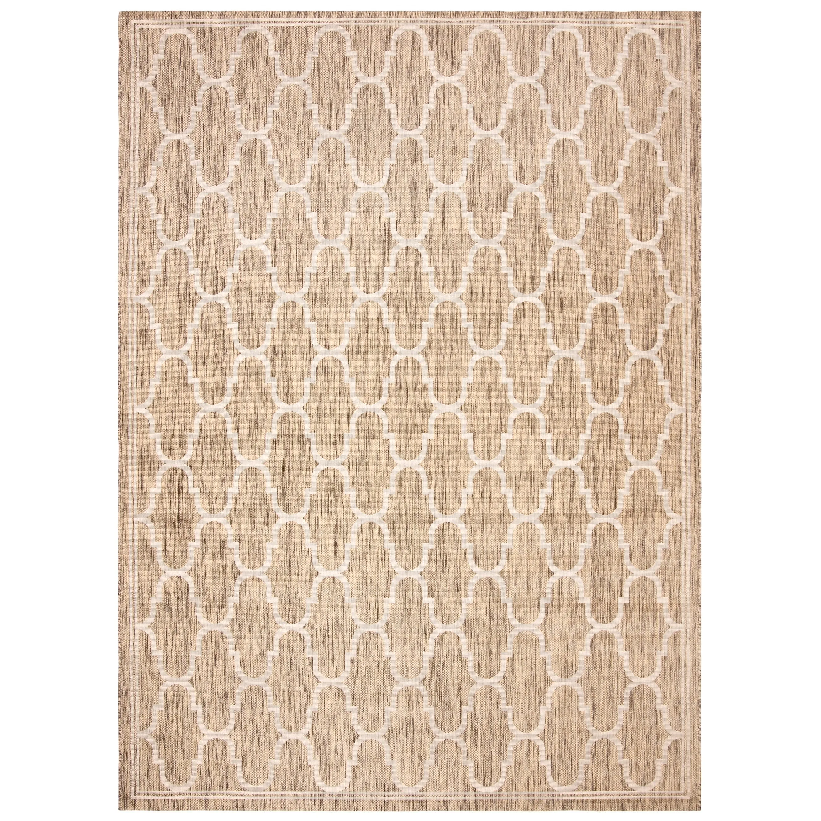 SAFAVIEH Courtyard Lita Waterproof Trellis Backyard Patio Rug
