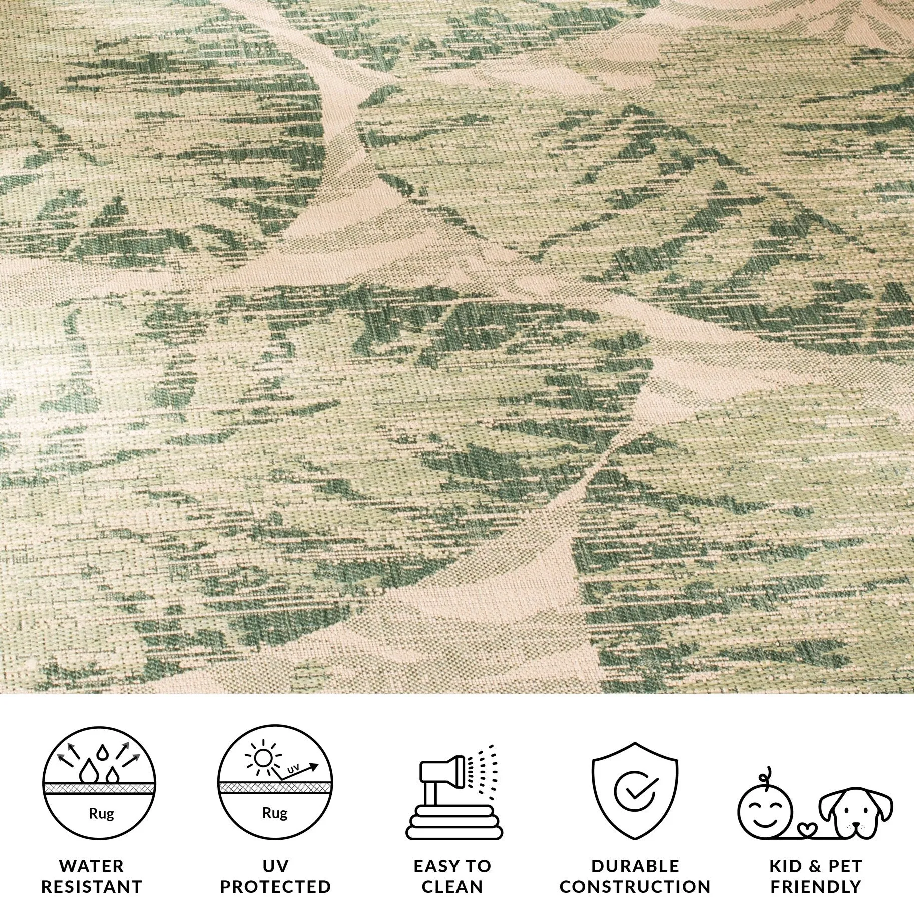 SAFAVIEH Courtyard Maelyss Indoor/ Outdoor Waterproof Patio Backyard Rug