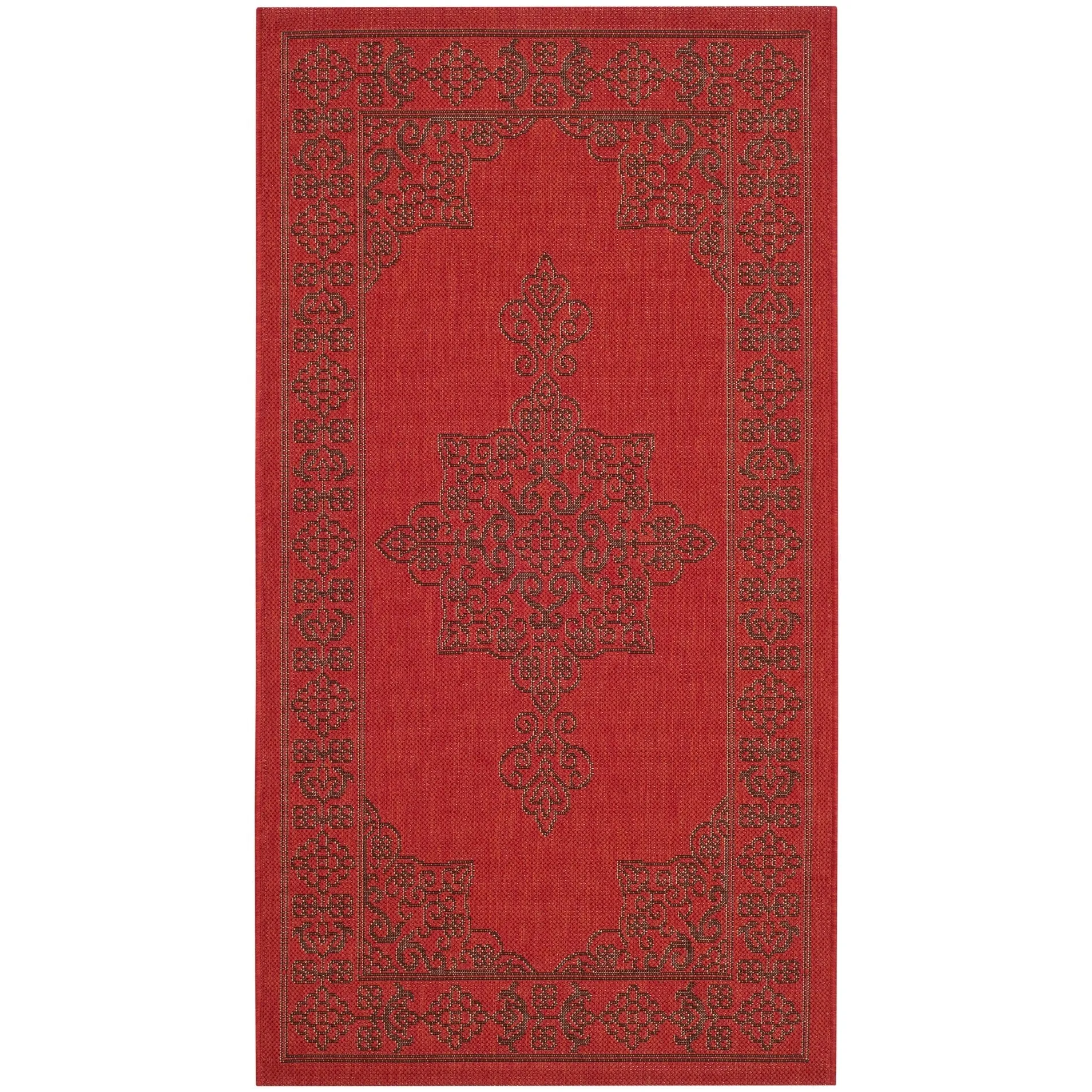 SAFAVIEH Courtyard Margy Indoor/ Outdoor Waterproof Patio Backyard Rug