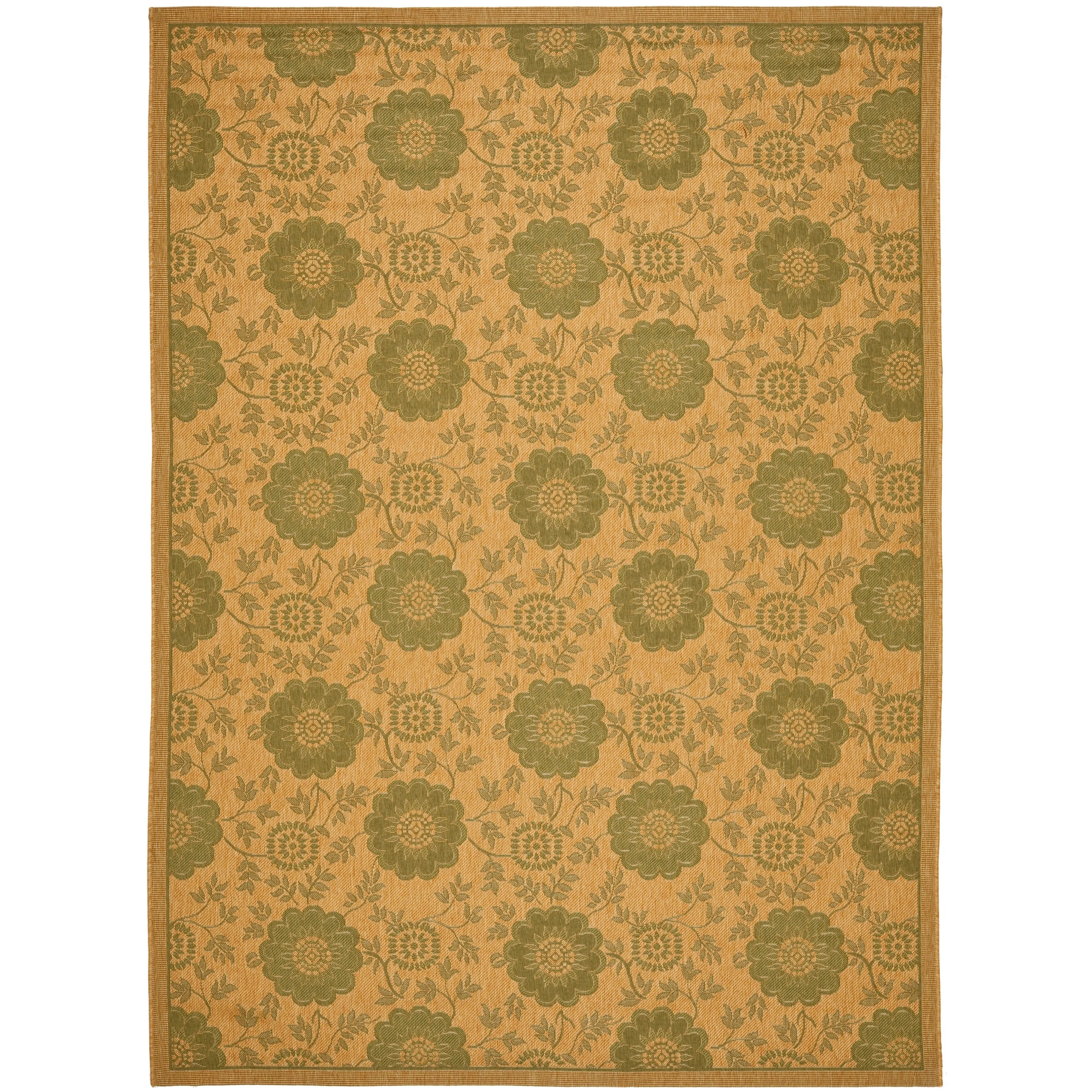 SAFAVIEH Courtyard Masaomi Indoor/ Outdoor Waterproof Patio Backyard Rug