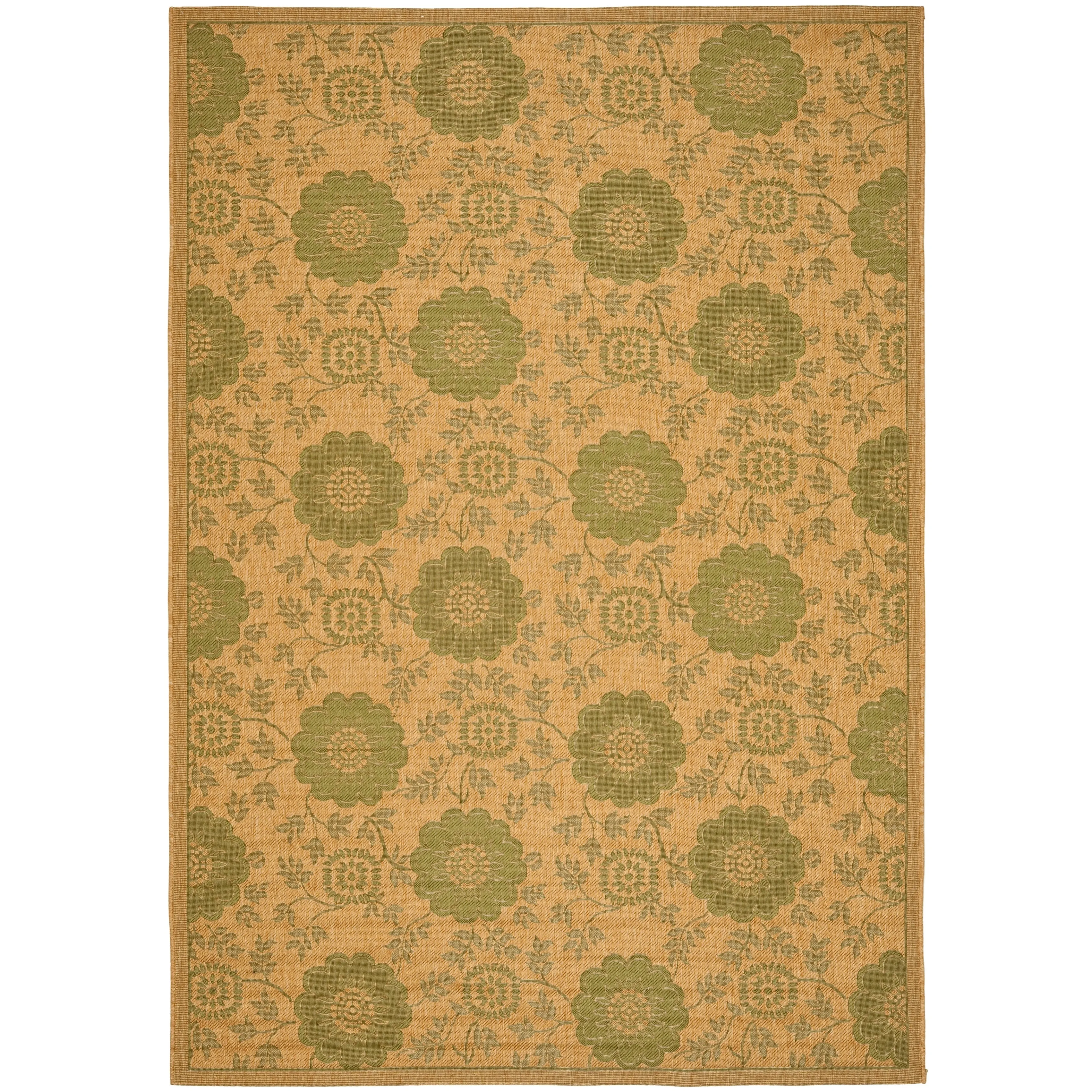 SAFAVIEH Courtyard Masaomi Indoor/ Outdoor Waterproof Patio Backyard Rug