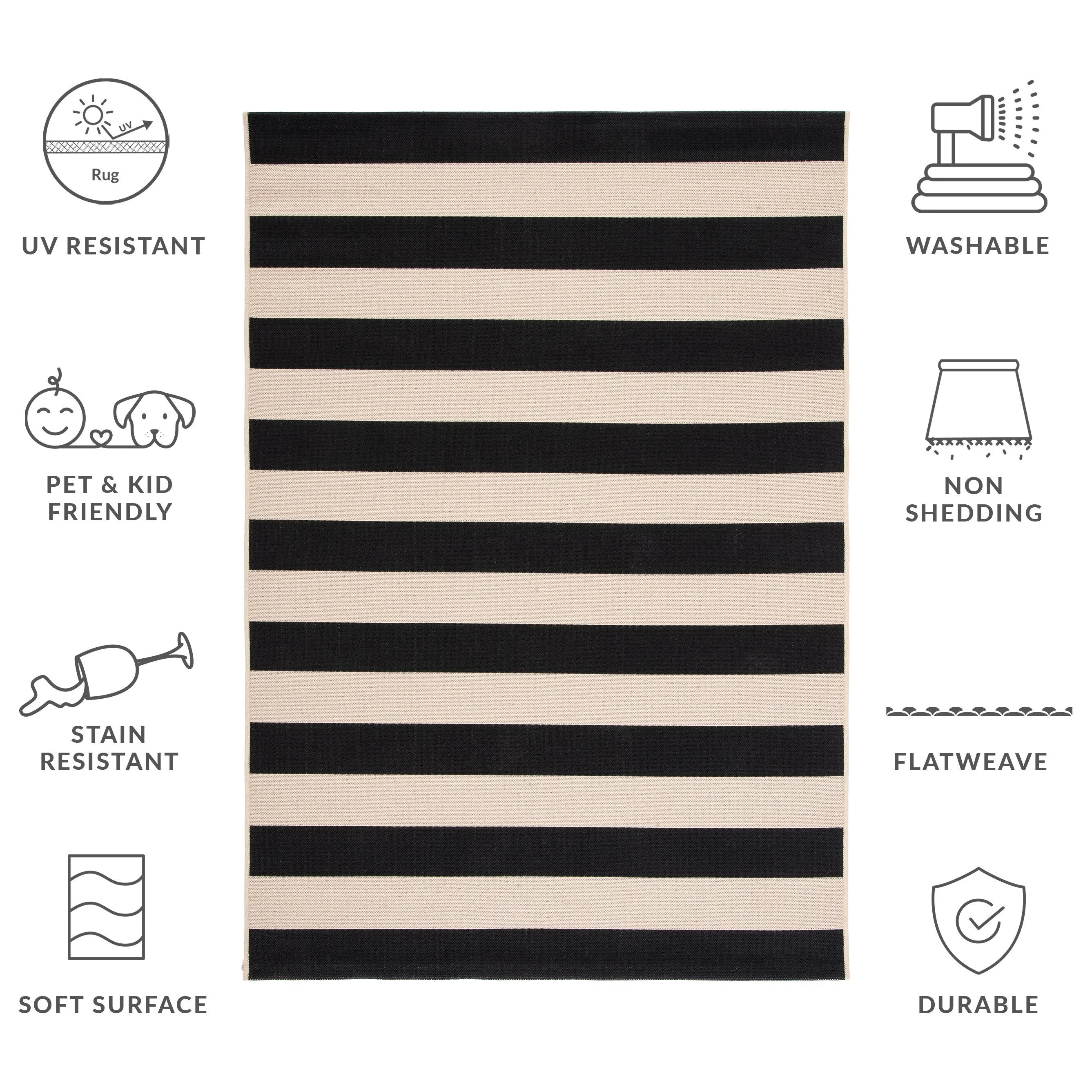 SAFAVIEH Courtyard Maysa Indoor/ Outdoor Waterproof Backyard Patio Rug
