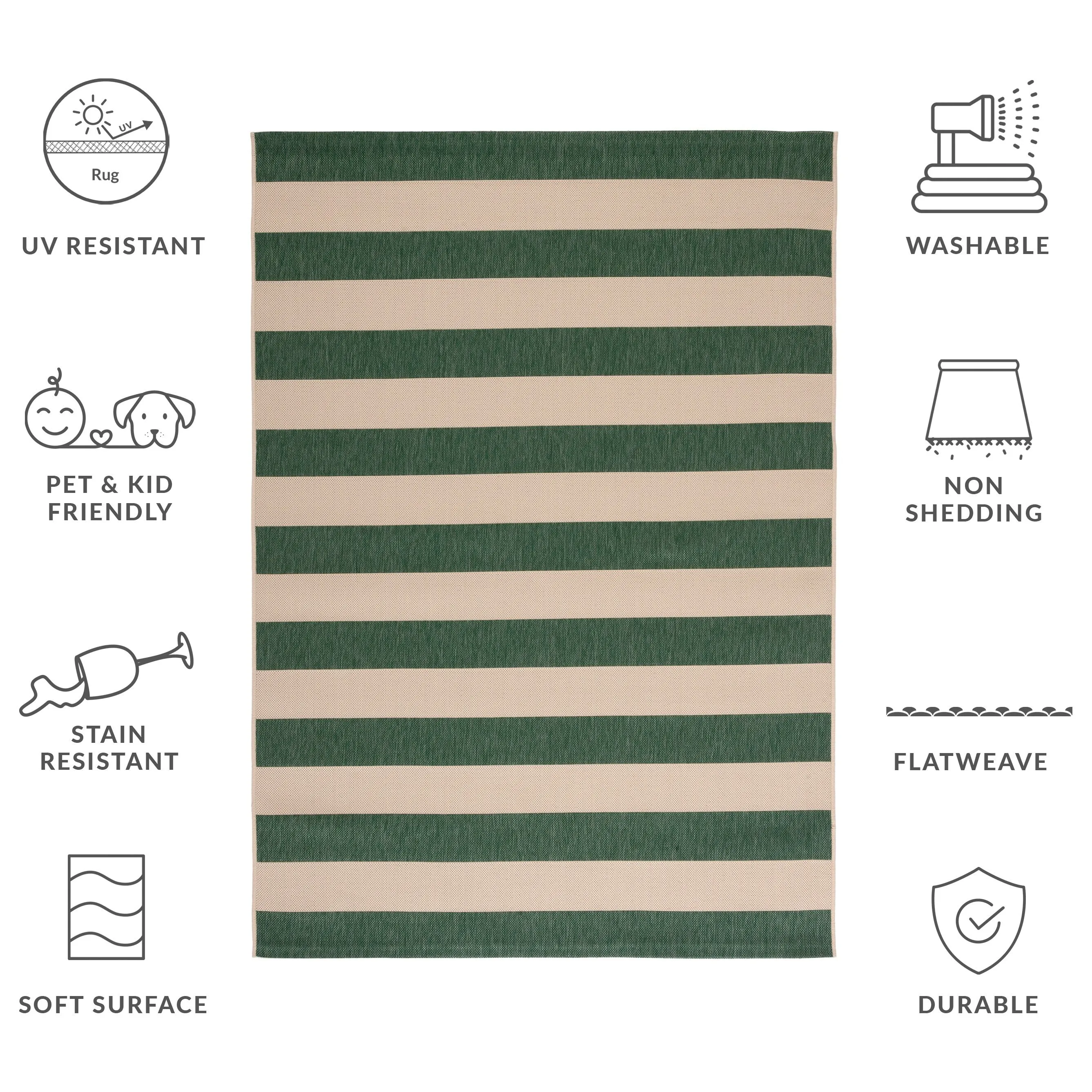 SAFAVIEH Courtyard Maysa Indoor/ Outdoor Waterproof Backyard Patio Rug