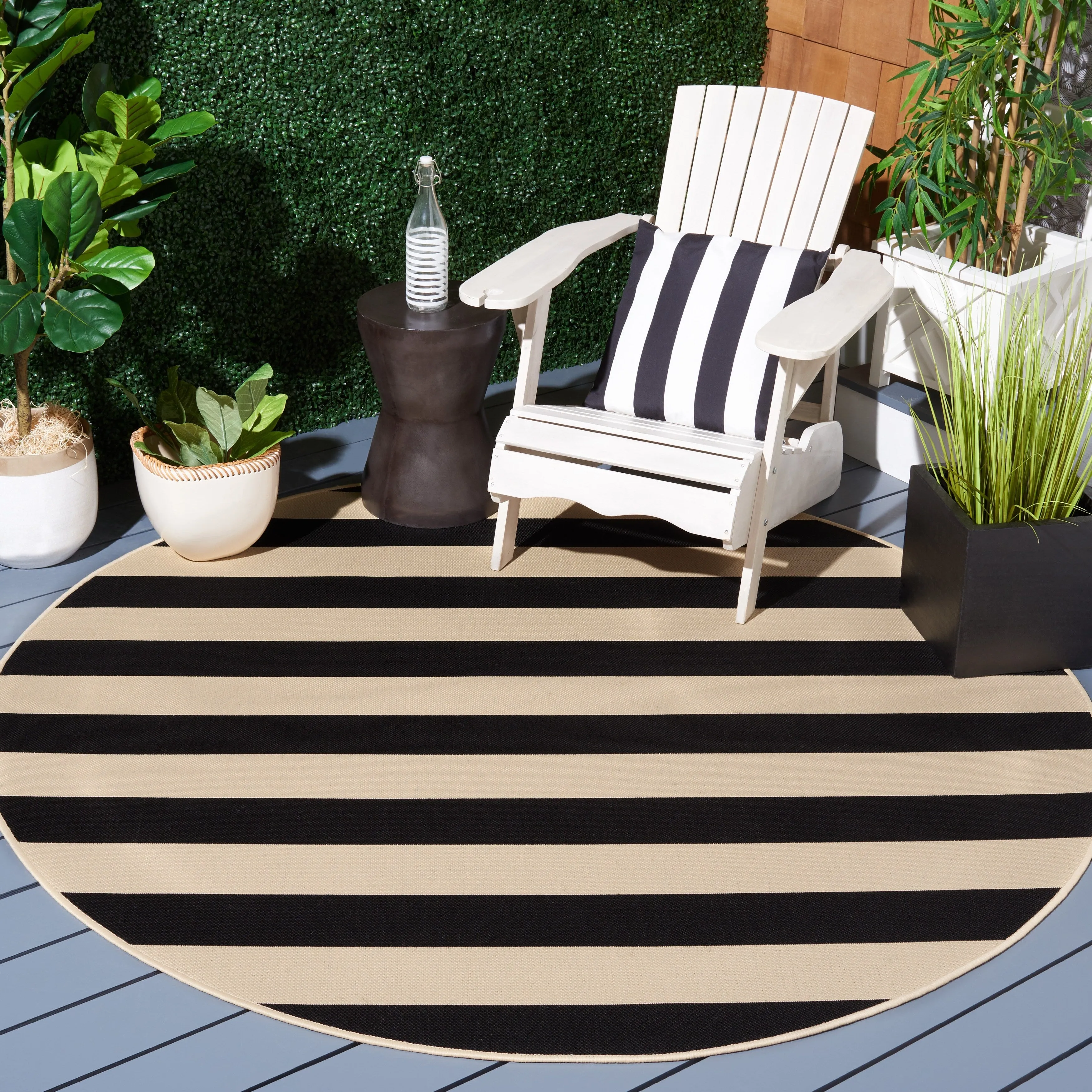 SAFAVIEH Courtyard Maysa Indoor/ Outdoor Waterproof Backyard Patio Rug
