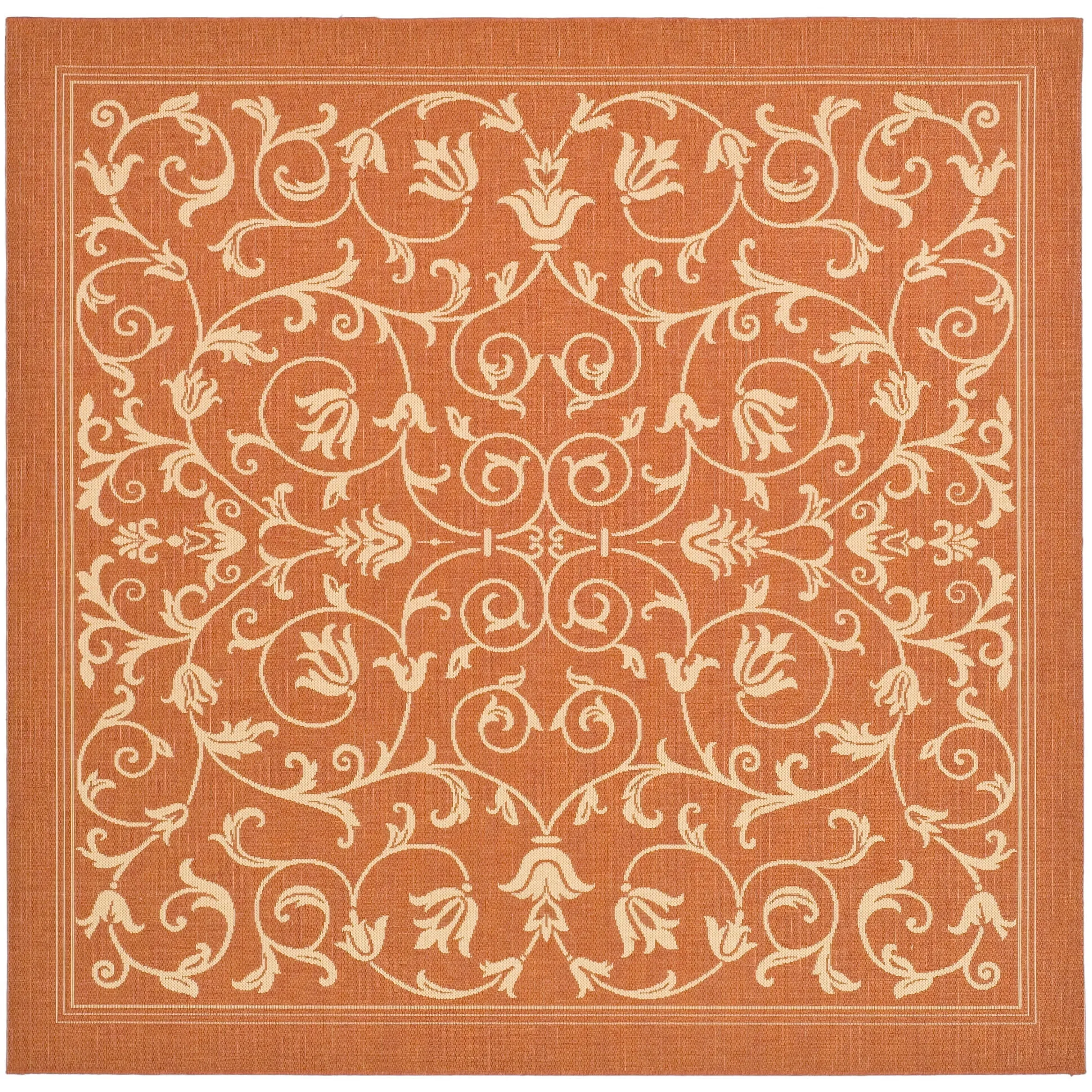 SAFAVIEH Courtyard Miljeta Indoor/ Outdoor Waterproof Patio Backyard Rug