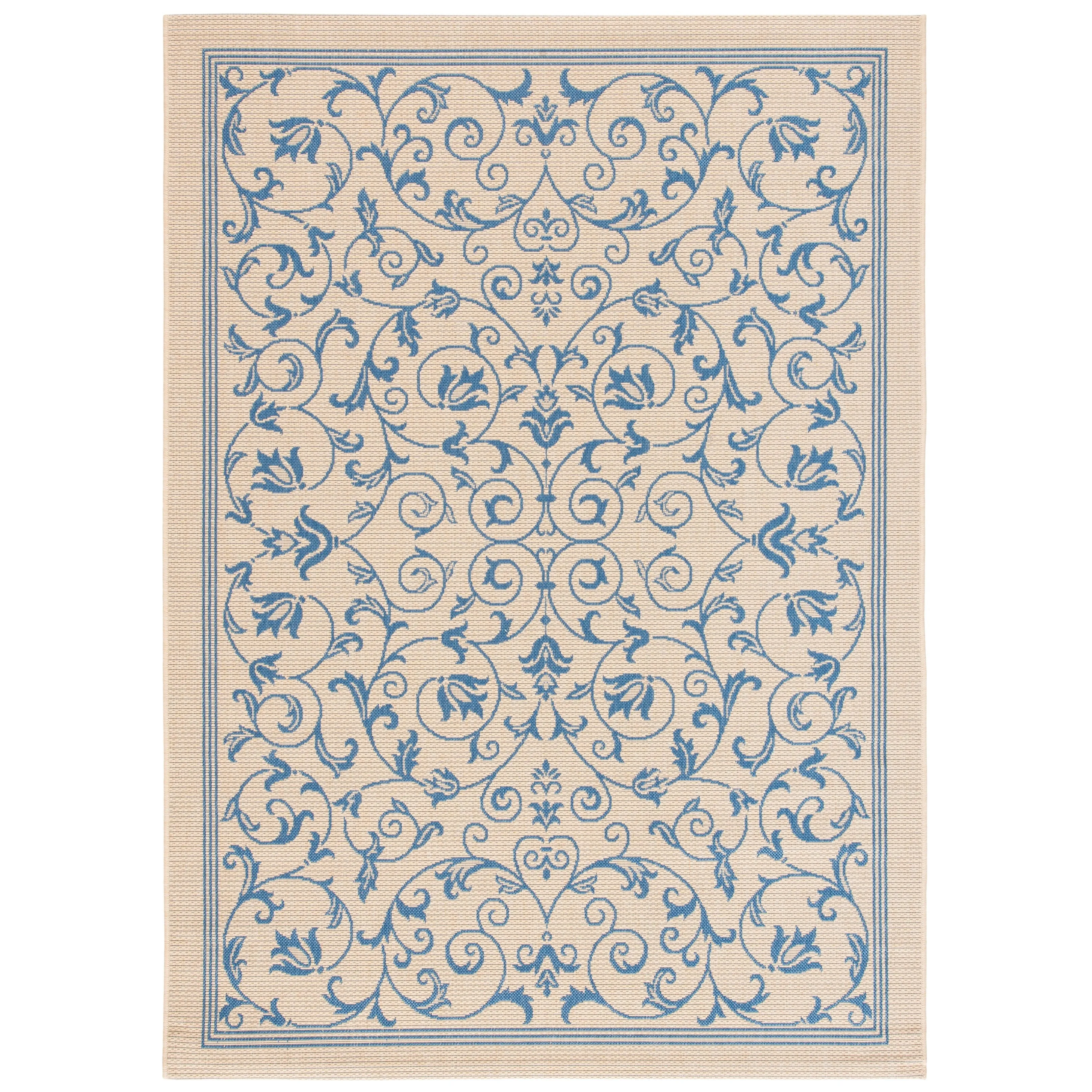 SAFAVIEH Courtyard Miljeta Indoor/ Outdoor Waterproof Patio Backyard Rug