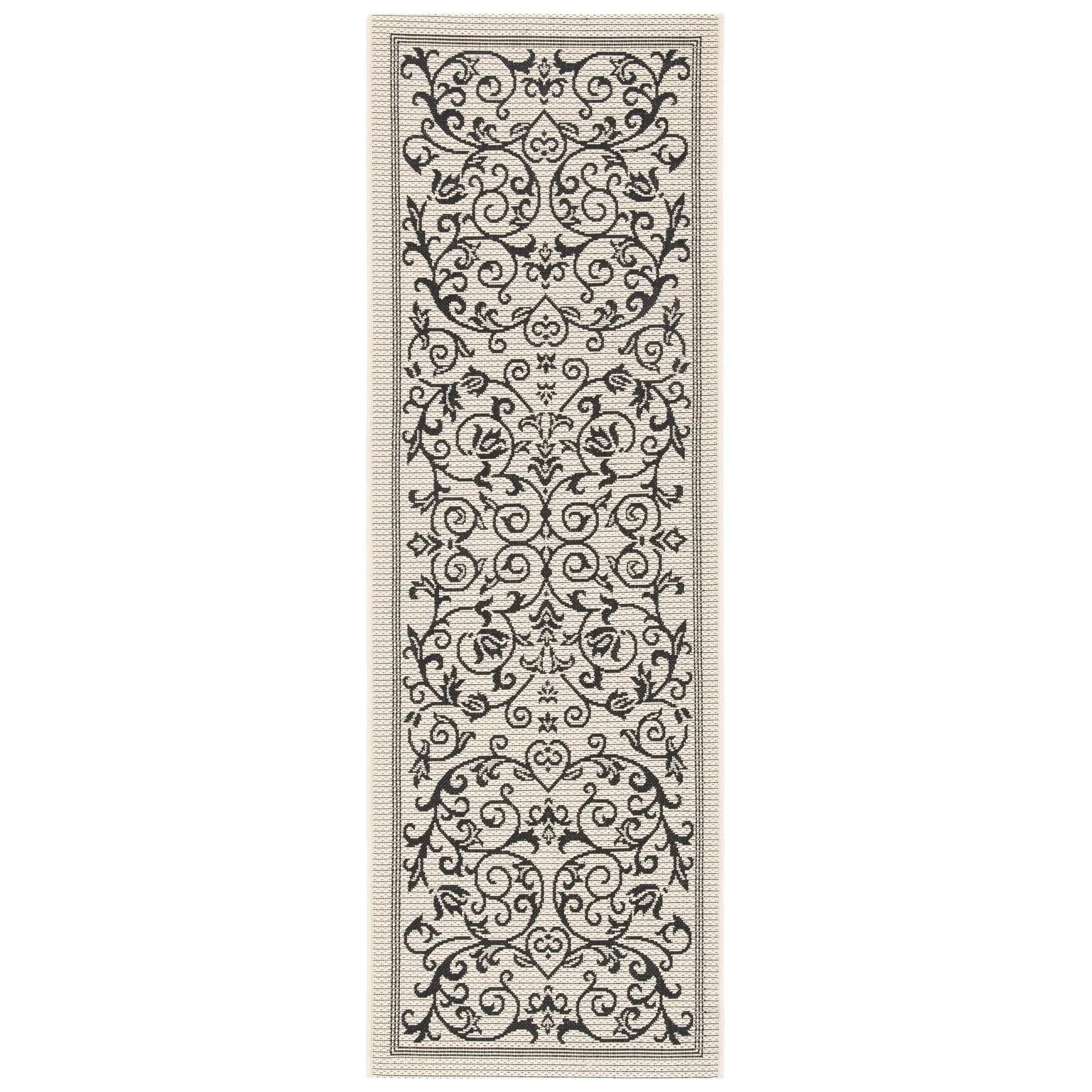 SAFAVIEH Courtyard Miljeta Indoor/ Outdoor Waterproof Patio Backyard Rug