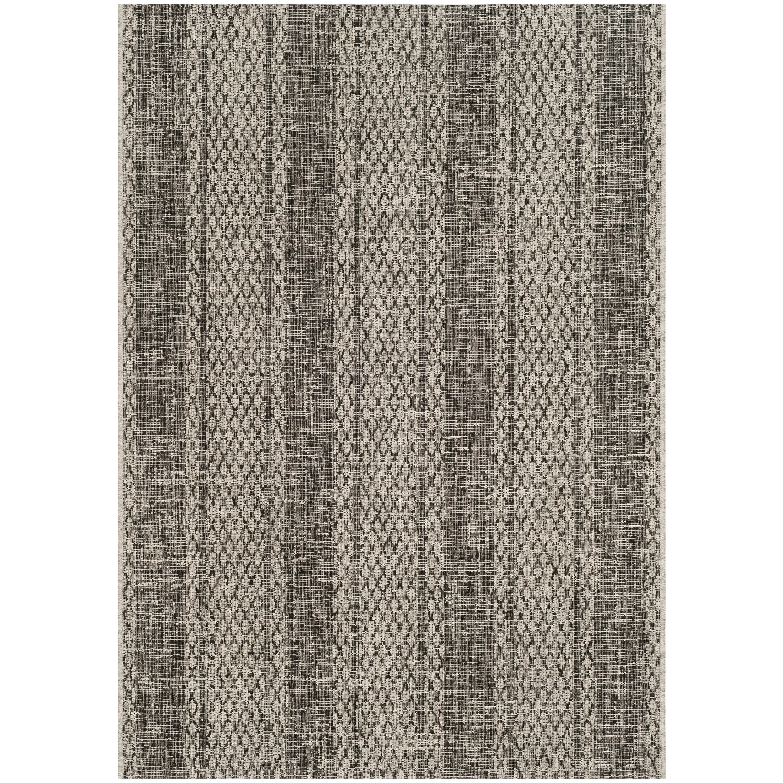SAFAVIEH Courtyard Nanci Stripe Indoor/ Outdoor Waterproof Patio Backyard Rug