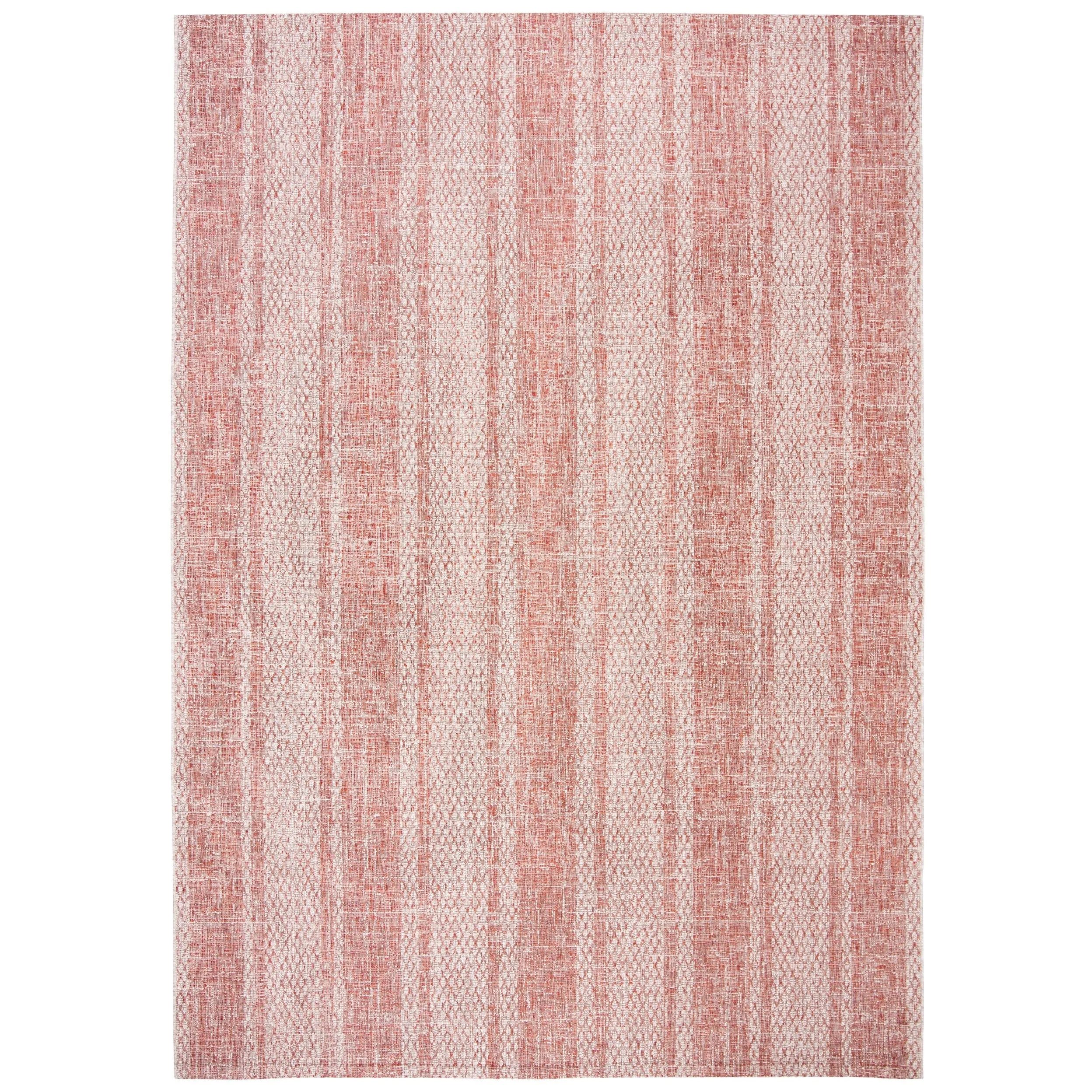 SAFAVIEH Courtyard Nanci Stripe Indoor/ Outdoor Waterproof Patio Backyard Rug
