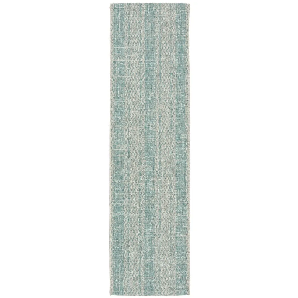 SAFAVIEH Courtyard Nanci Stripe Indoor/ Outdoor Waterproof Patio Backyard Rug