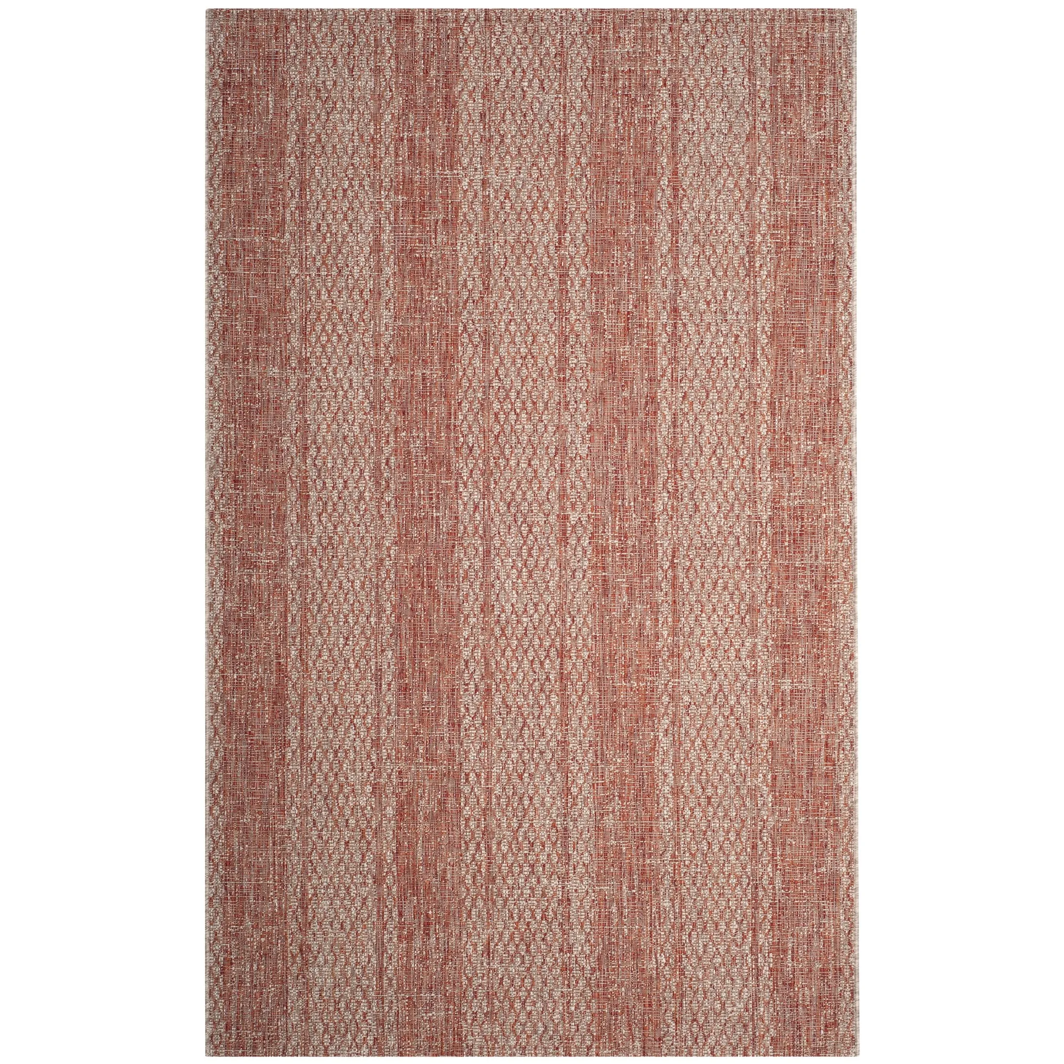 SAFAVIEH Courtyard Nanci Stripe Indoor/ Outdoor Waterproof Patio Backyard Rug