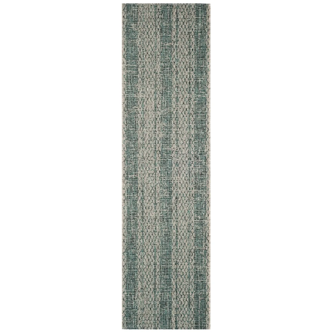 SAFAVIEH Courtyard Nanci Stripe Indoor/ Outdoor Waterproof Patio Backyard Rug