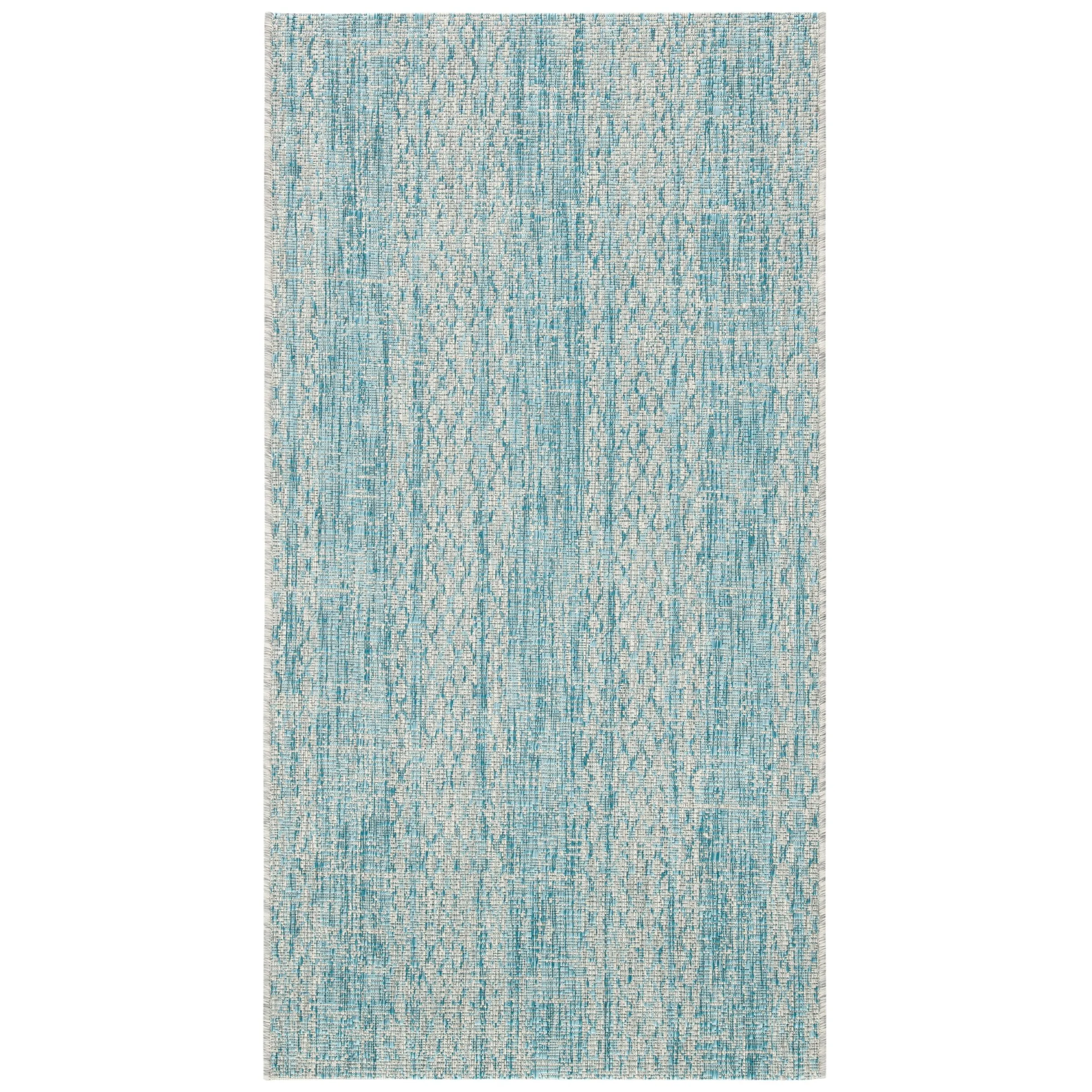 SAFAVIEH Courtyard Nanci Stripe Indoor/ Outdoor Waterproof Patio Backyard Rug