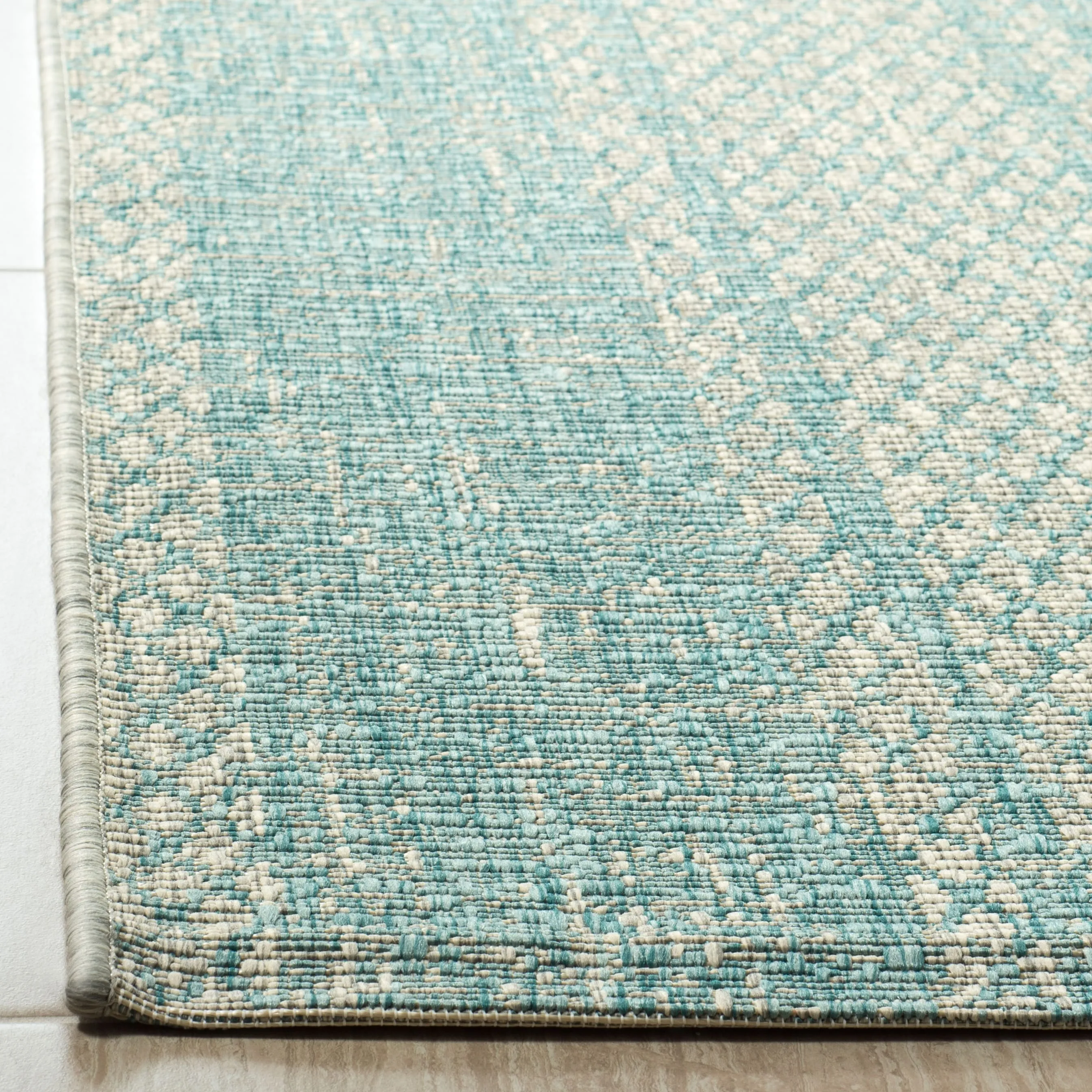 SAFAVIEH Courtyard Nanci Stripe Indoor/ Outdoor Waterproof Patio Backyard Rug