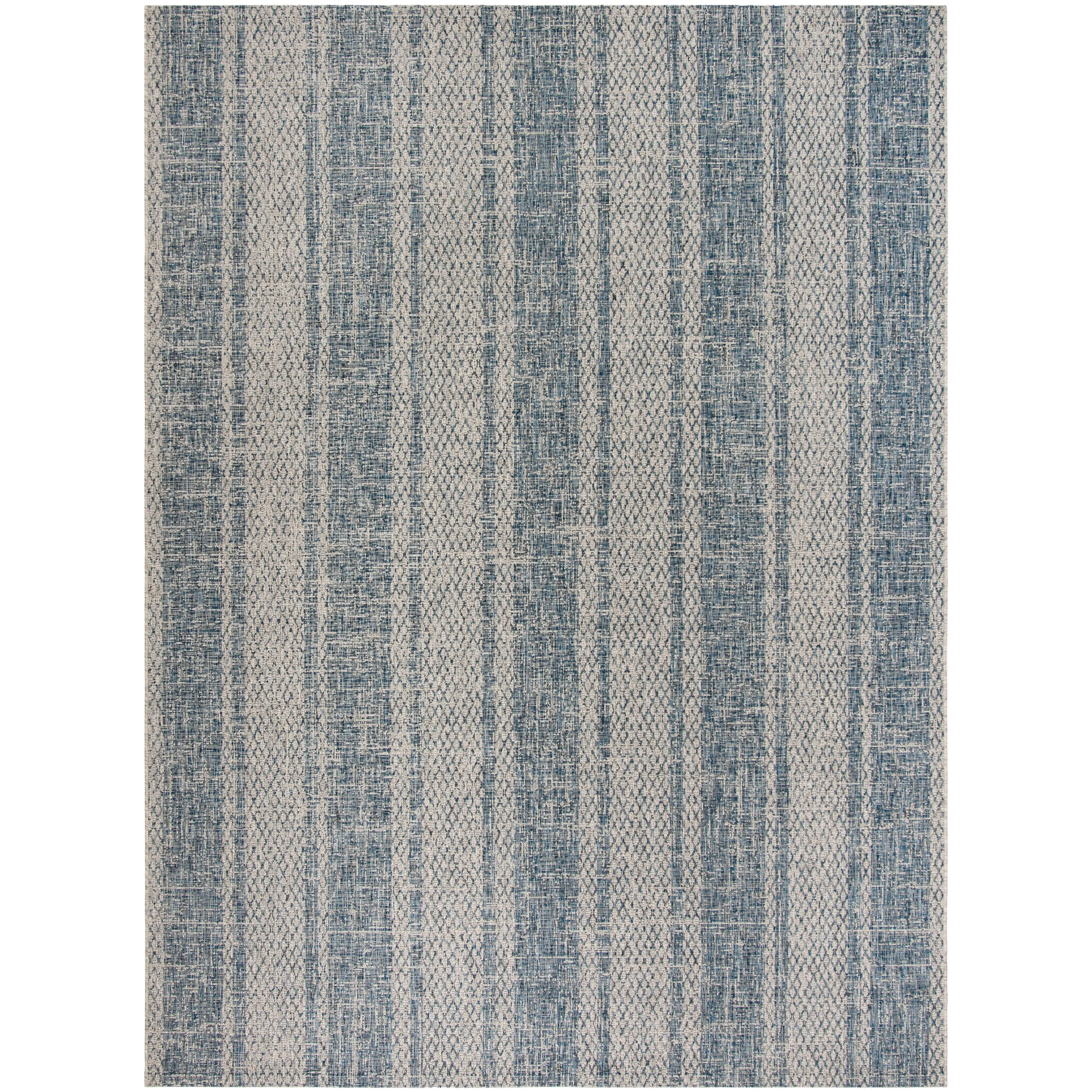 SAFAVIEH Courtyard Nanci Stripe Indoor/ Outdoor Waterproof Patio Backyard Rug